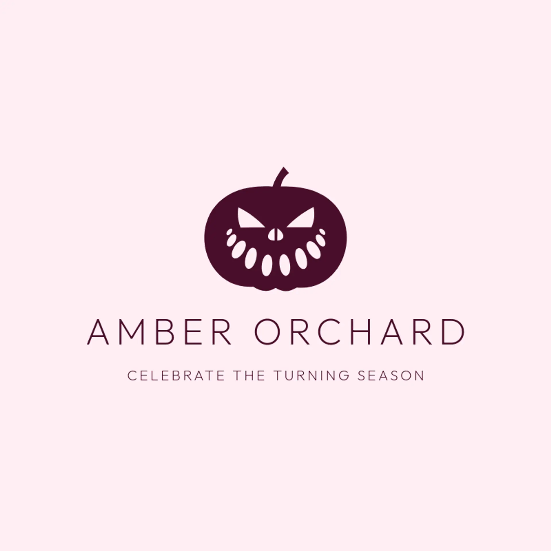 Amber Orchard logo for pumpkin