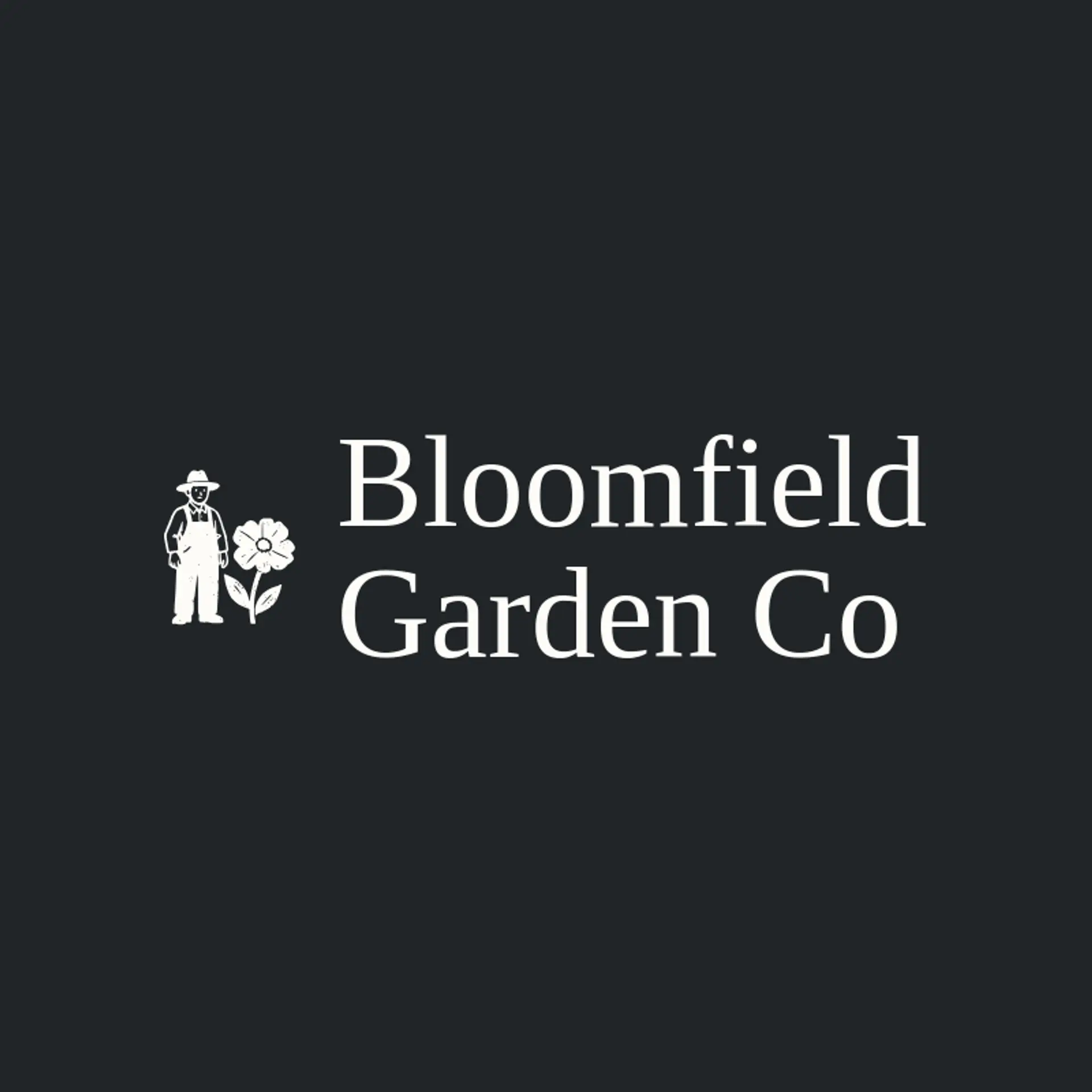 Bloomfield Garden Co logo for farming