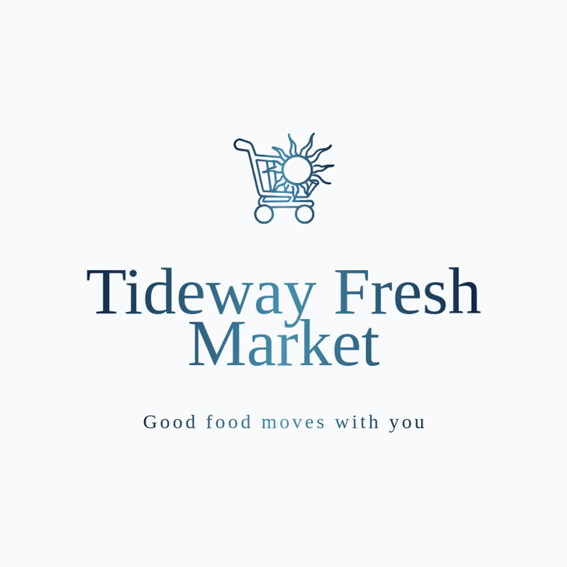Tideway Fresh Market logo for grocery store