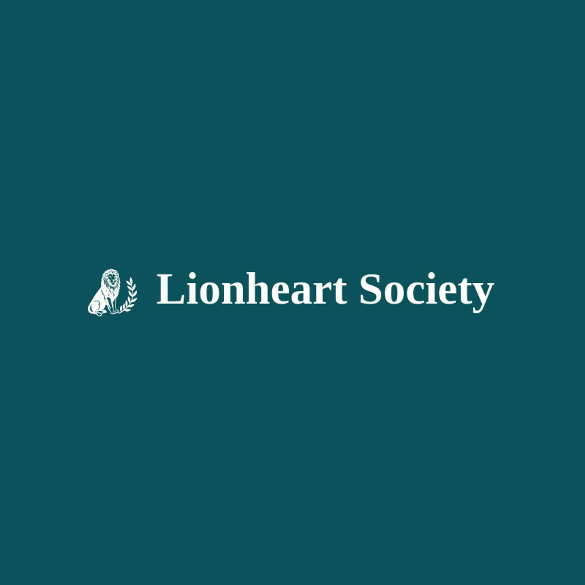 Lionheart Society logo for fraternity