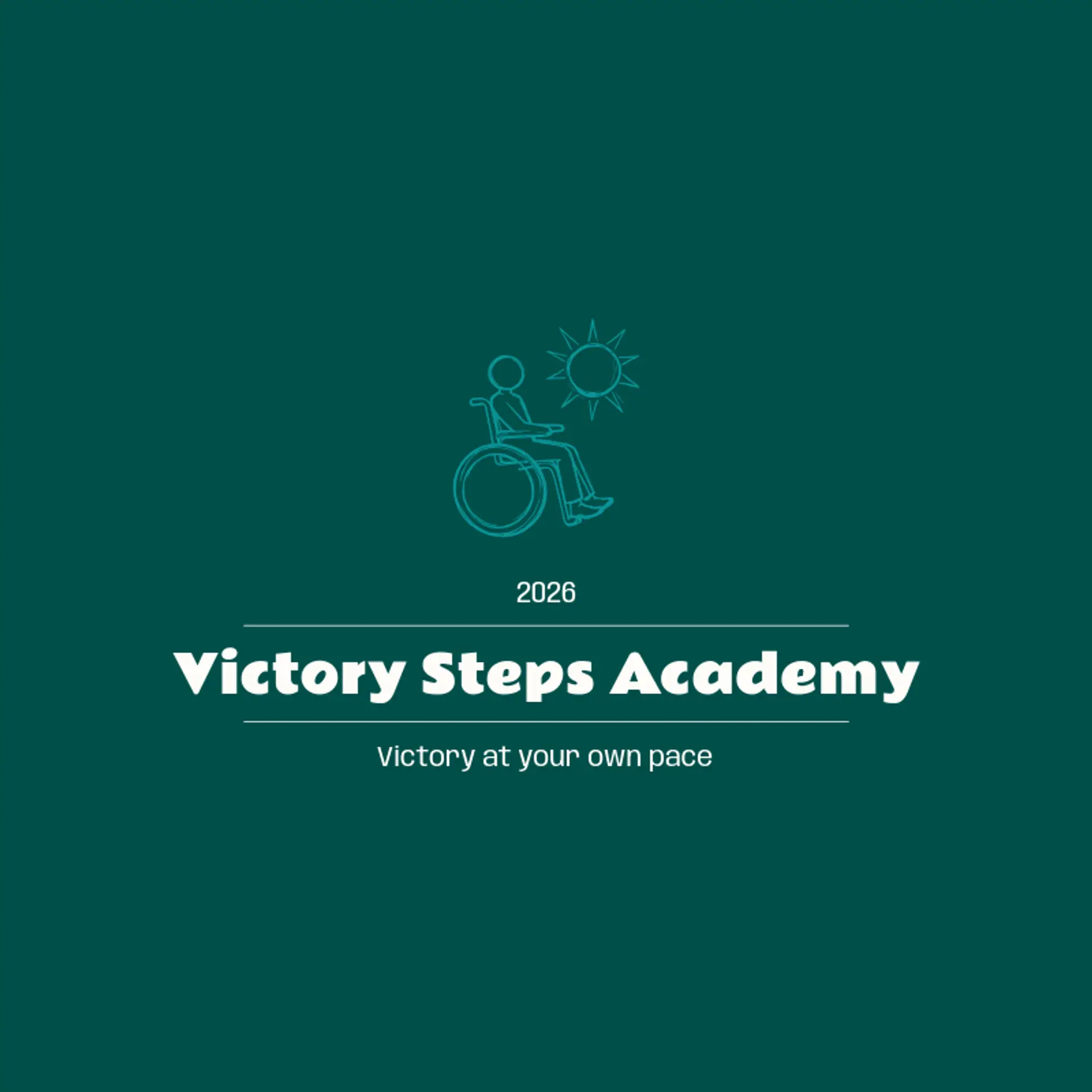 Victory Steps Academy logo for disability