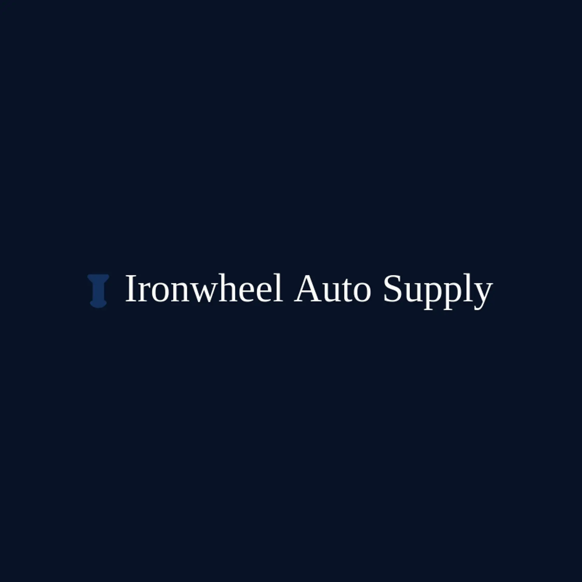 Ironwheel Auto Supply logo for auto parts