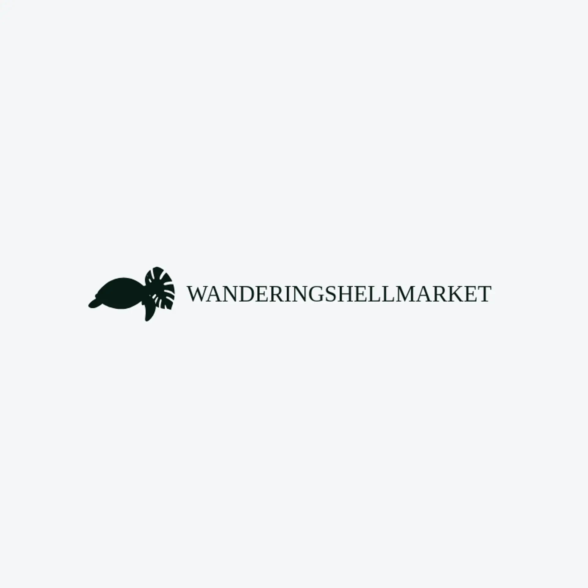Wandering Shell Market logo for sea turtle