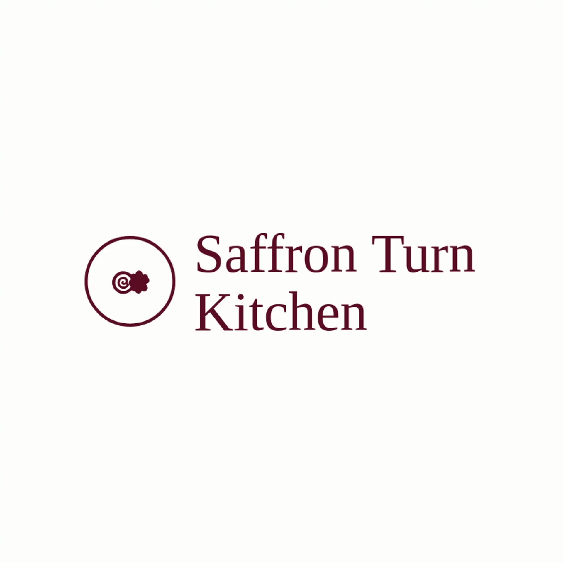 Saffron Turn Kitchen logo for swirl