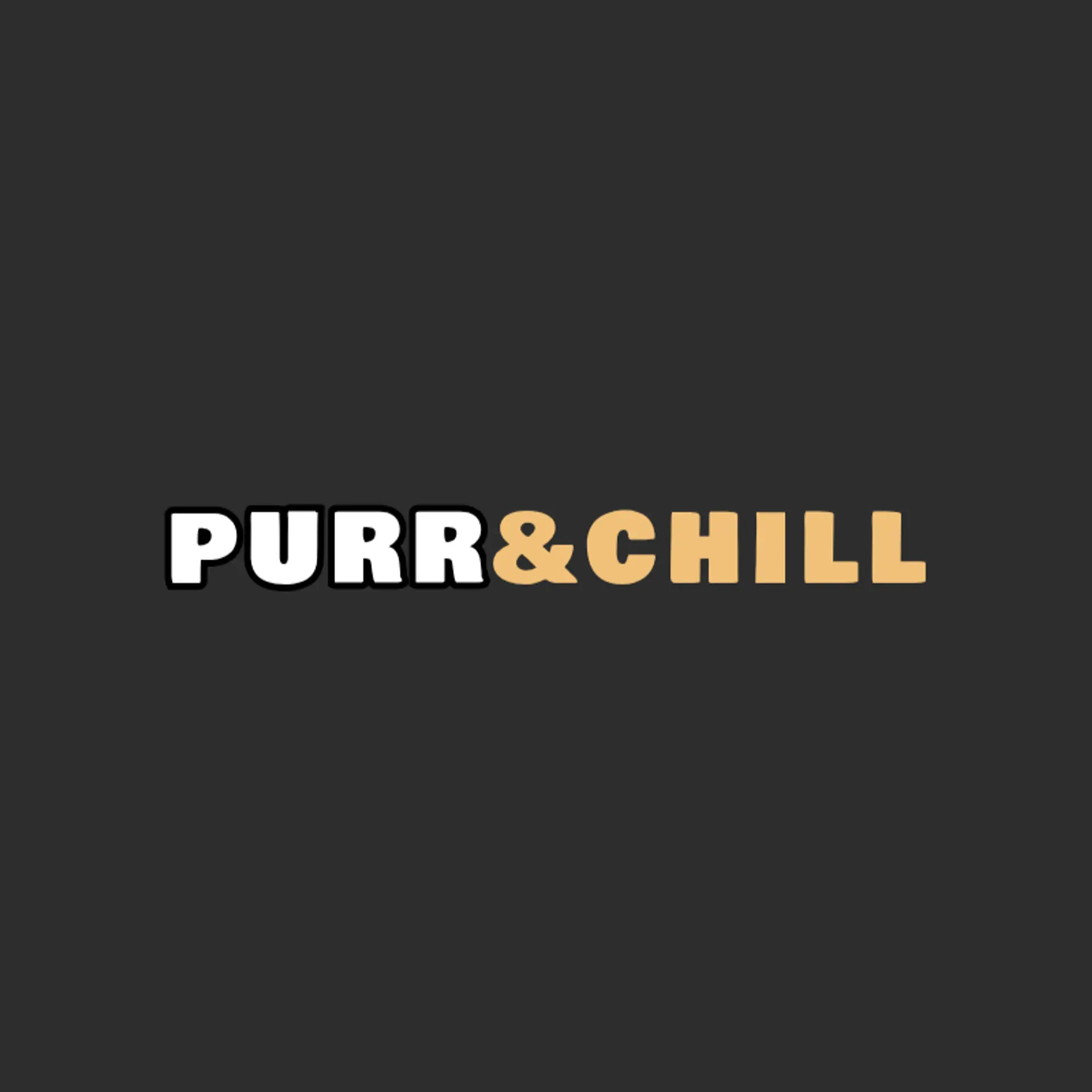 Purr & Chill logo for cat cafe