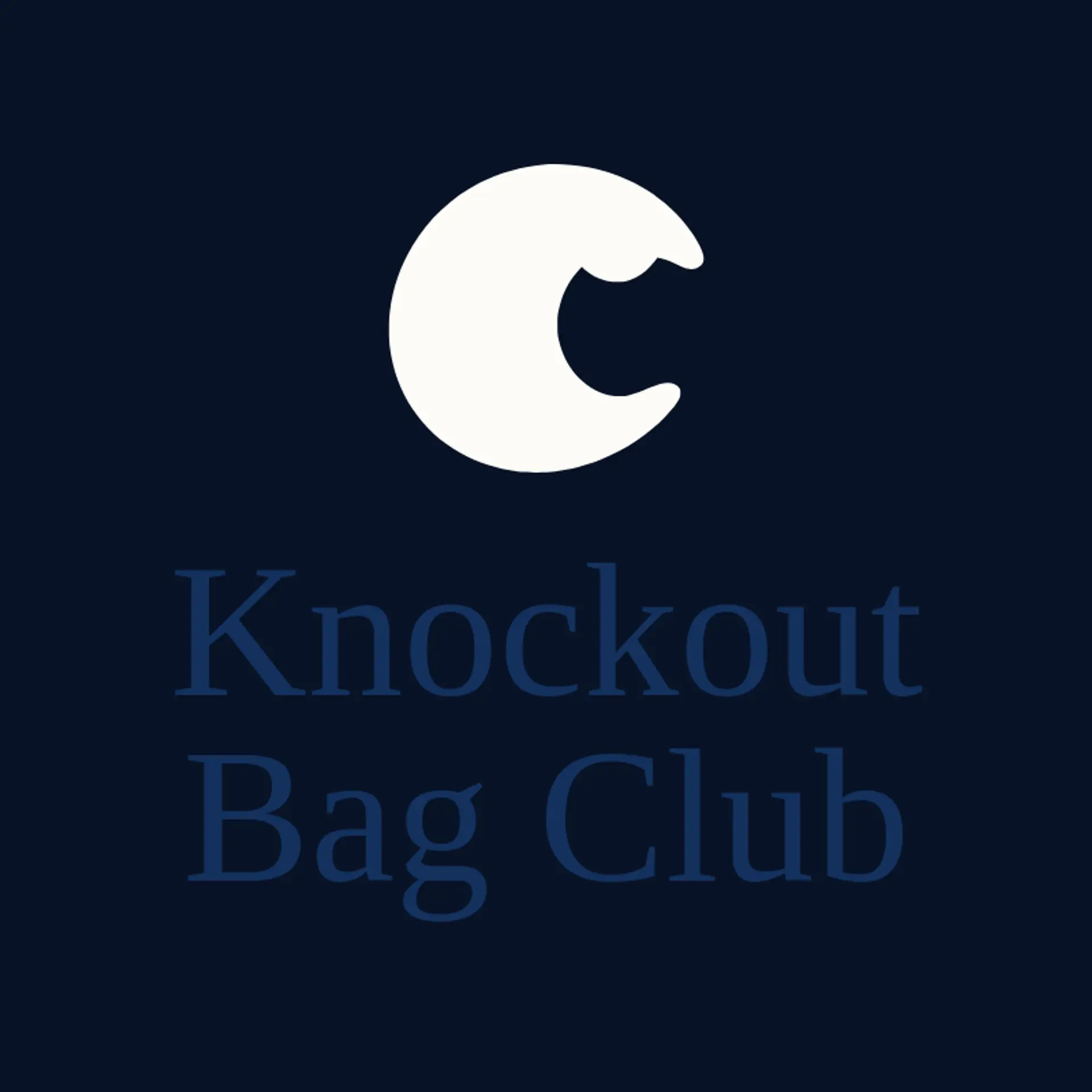 Knockout Bag Club logo for boxing