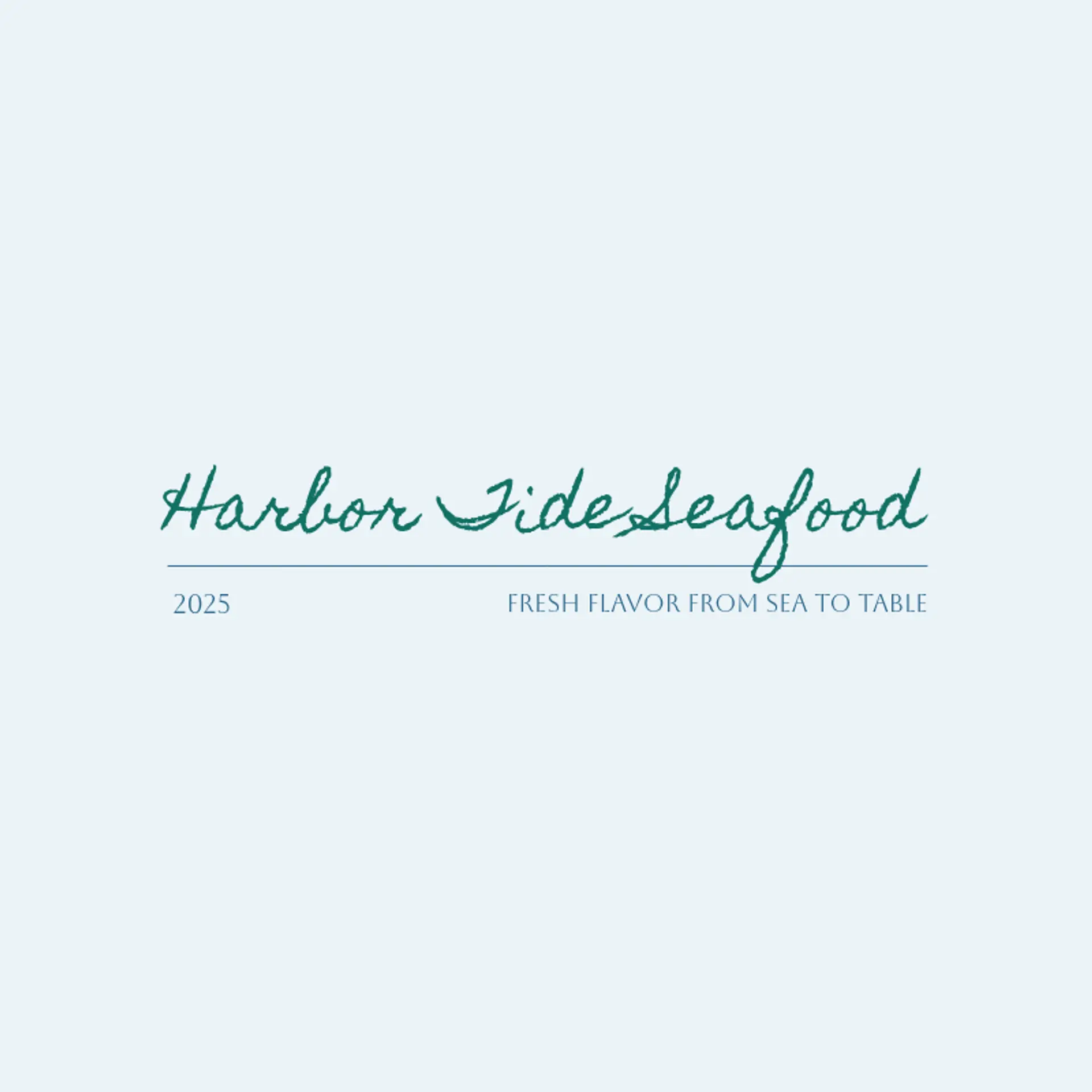 Harbor Catch logo for seafood restaurant