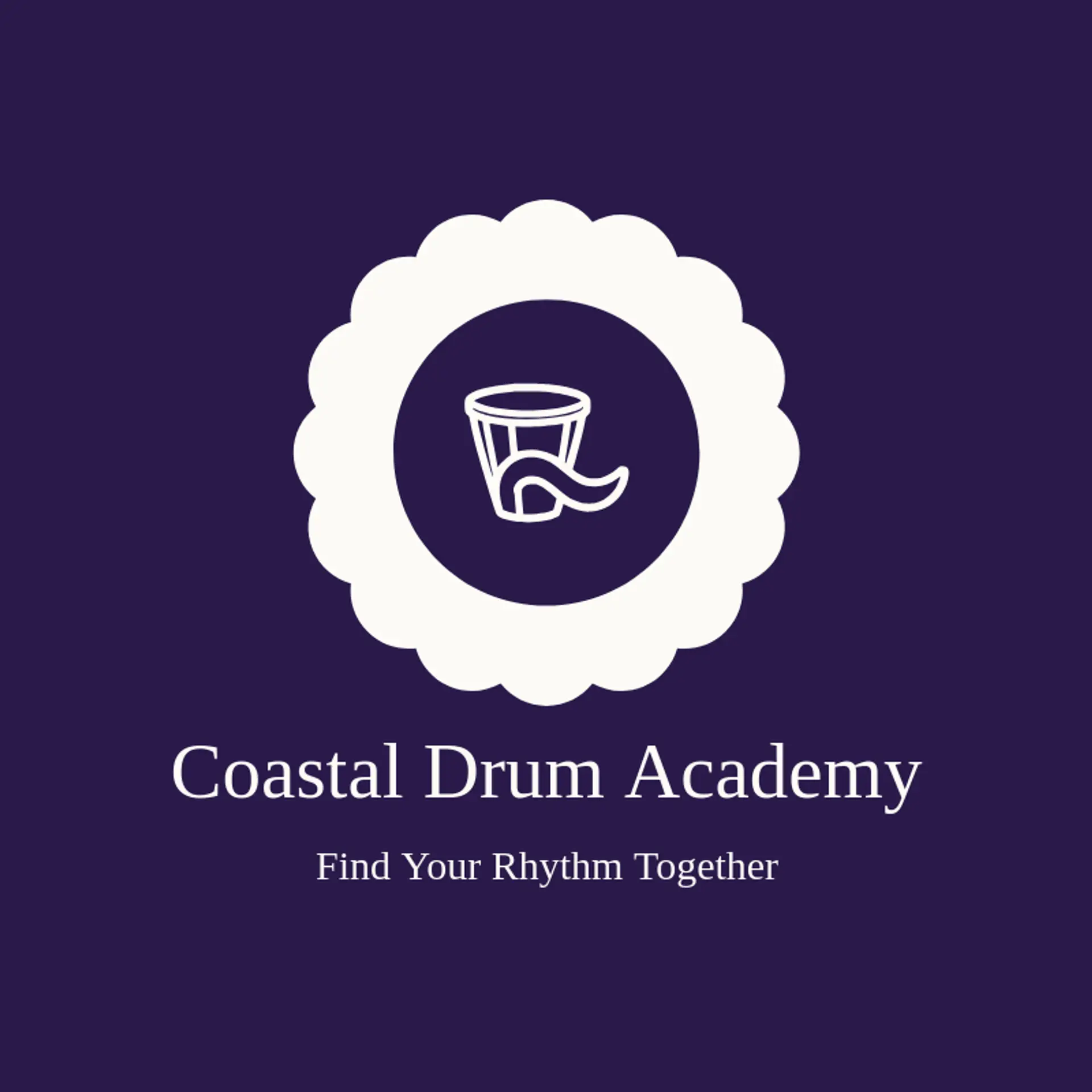 Coastal Drum Academy logo for african