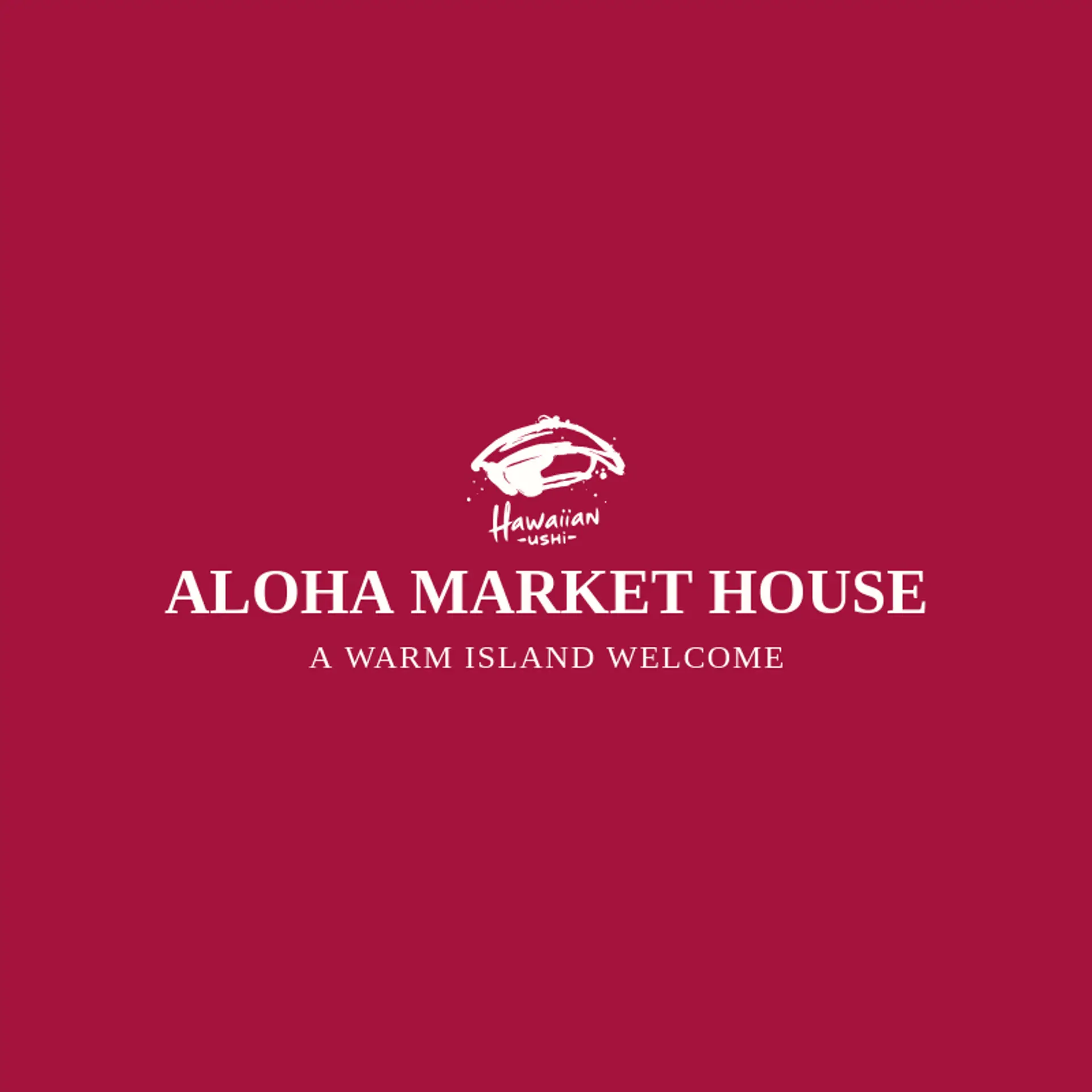 Aloha Market House logo for hawaiian
