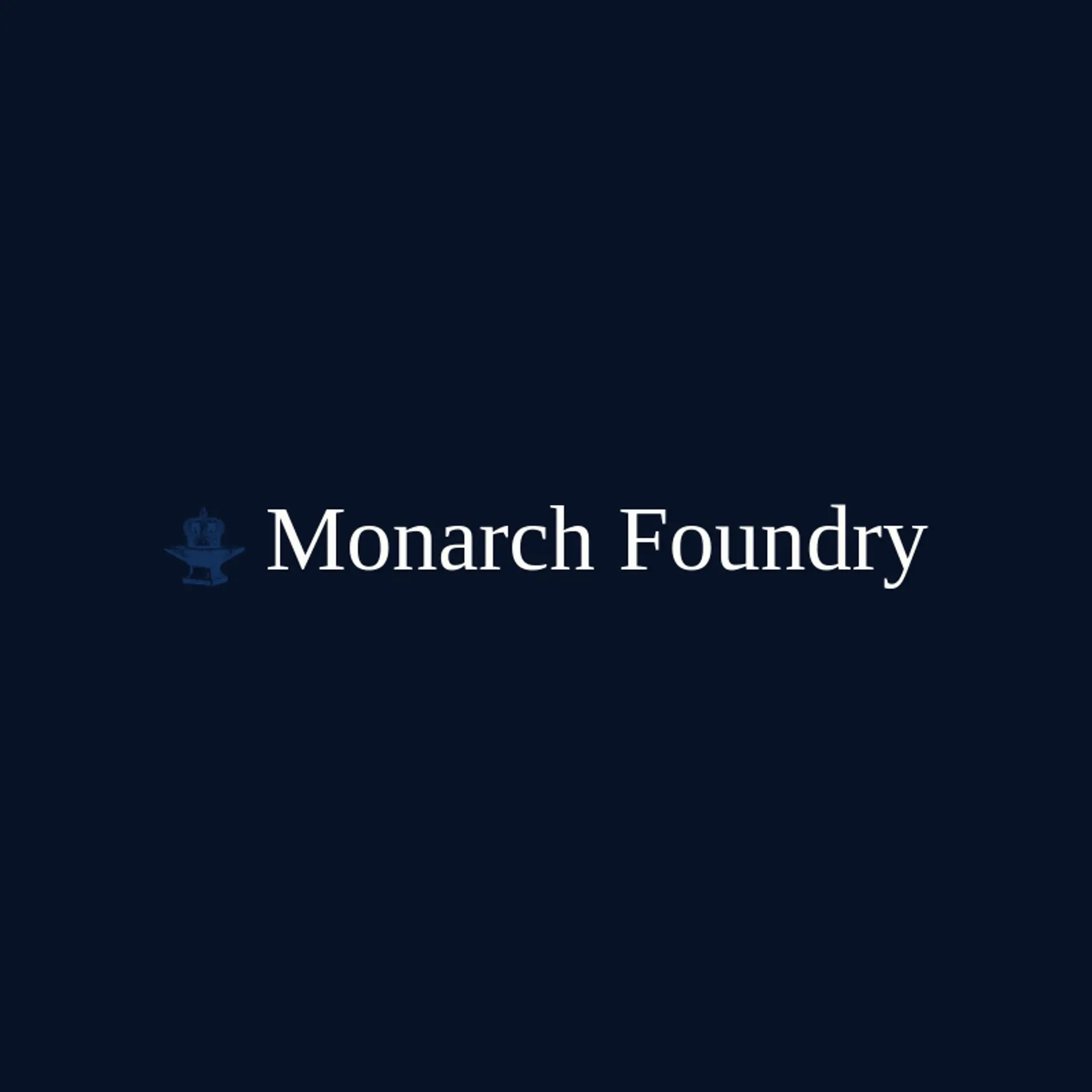 Monarch Foundry logo for emperor