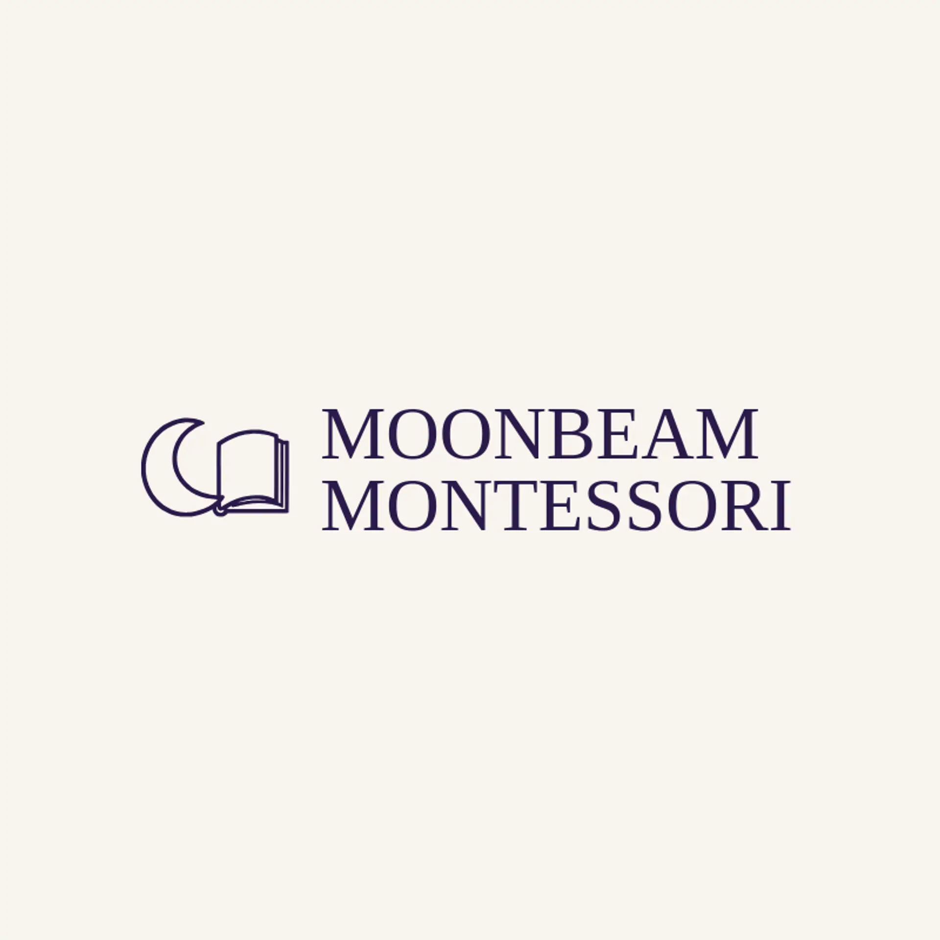 Moonbeam Montessori logo for kindergarten