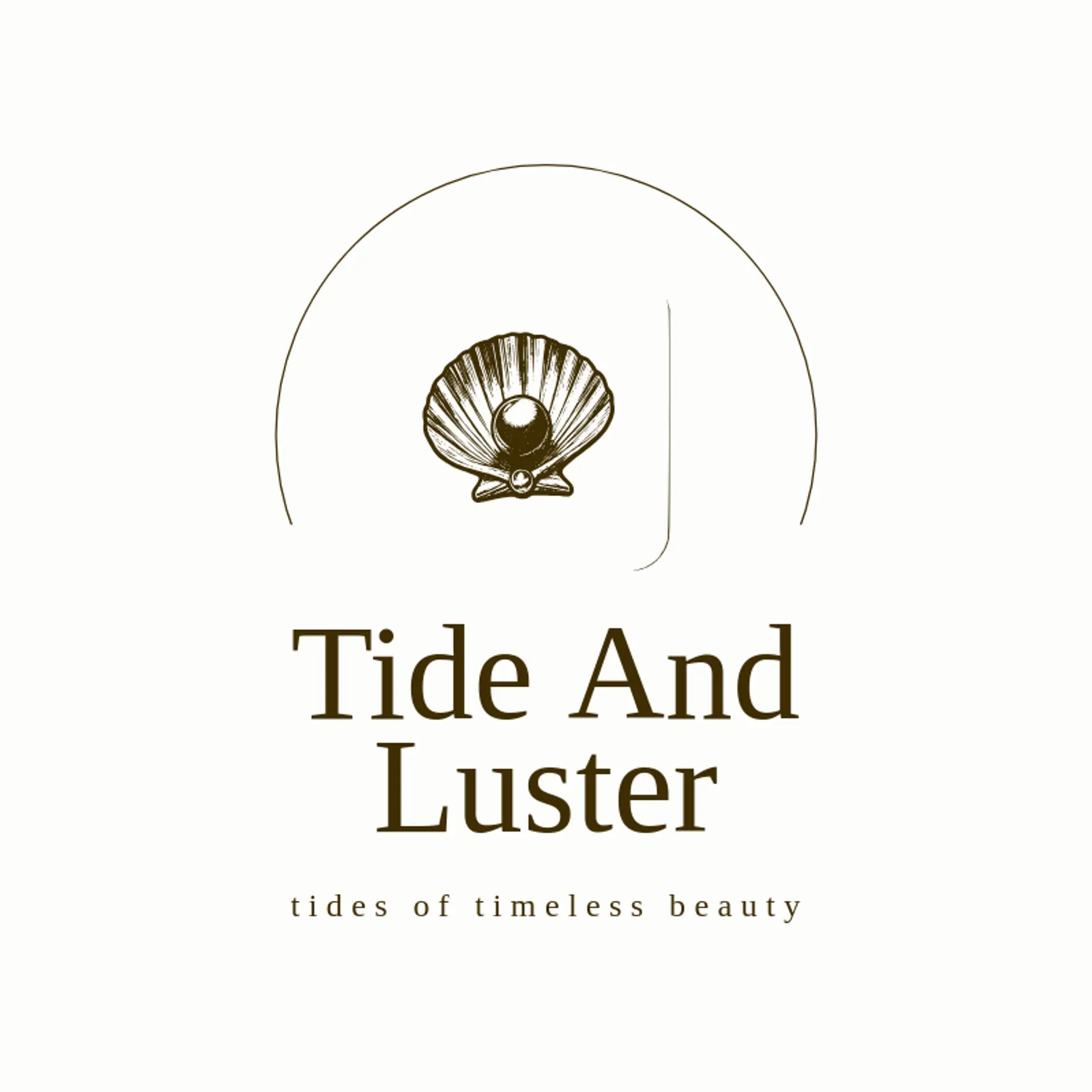 Tide and Luster logo for pearl