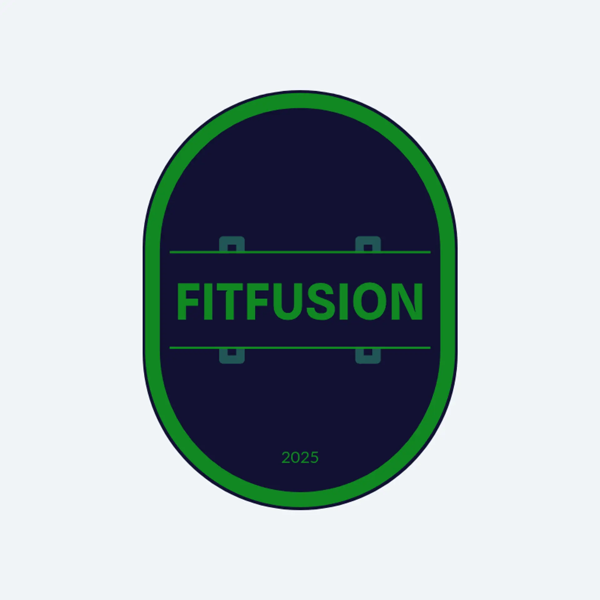 FitFusion logo for fitness brand