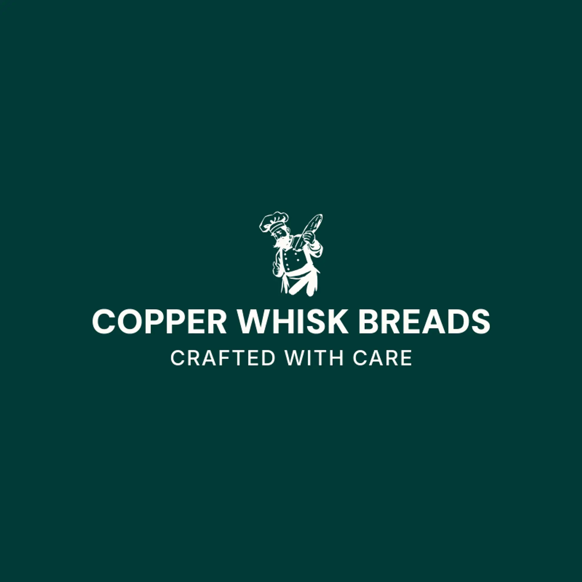 Copper Whisk Breads logo for baker