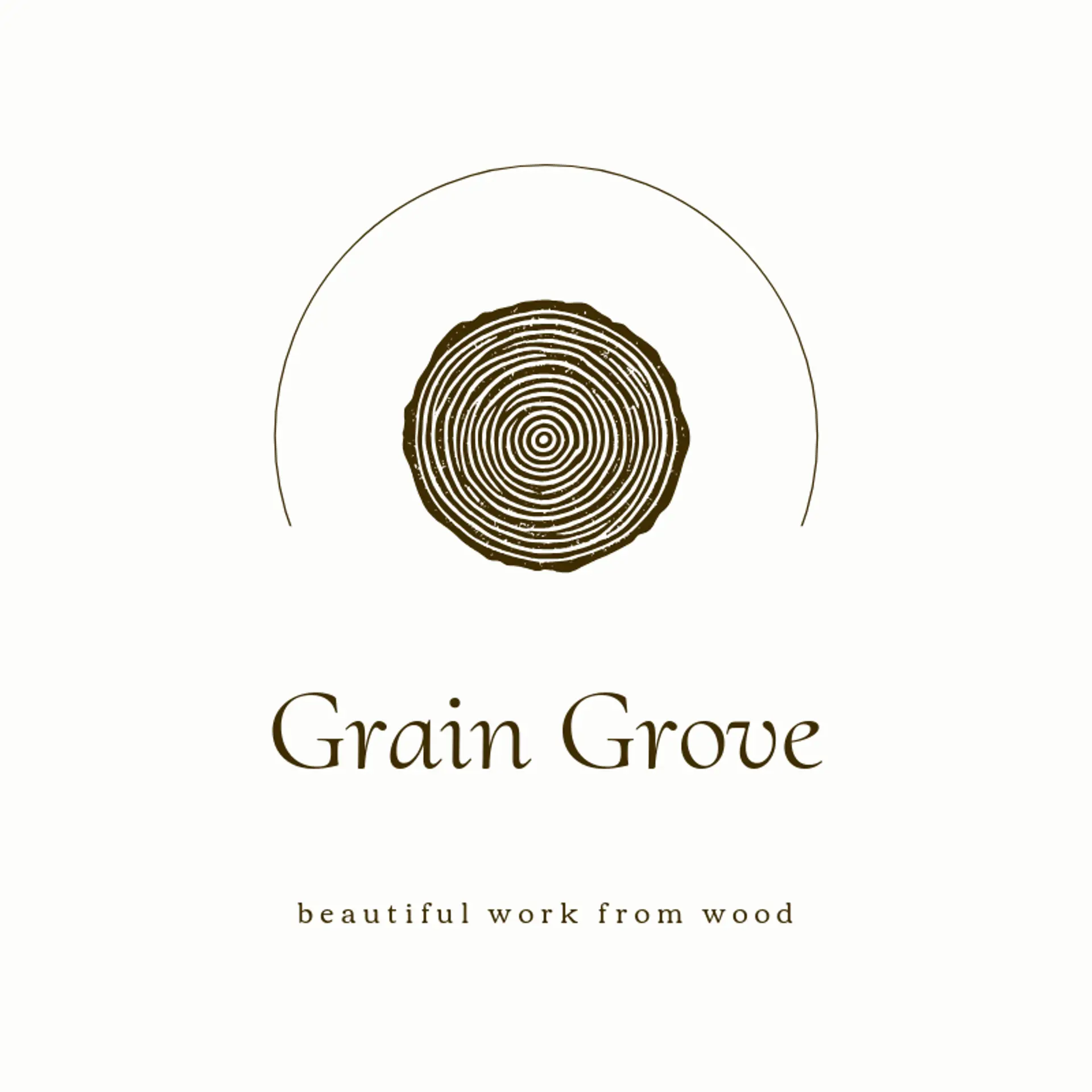 Grain Grove logo for wood
