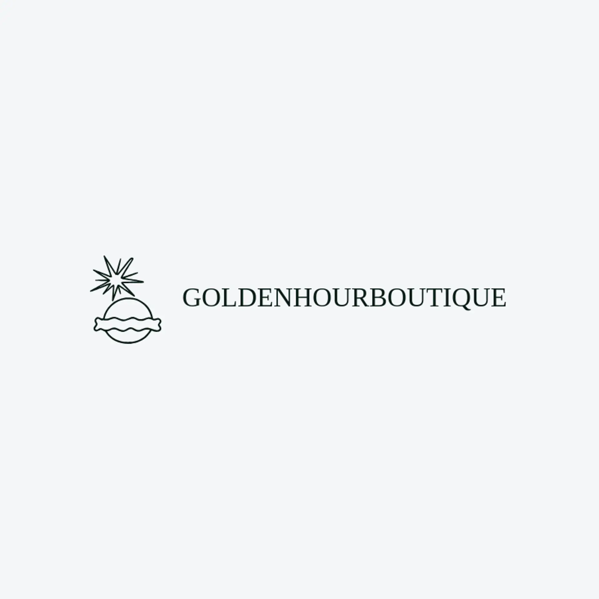 Golden Hour Boutique logo for sparkle