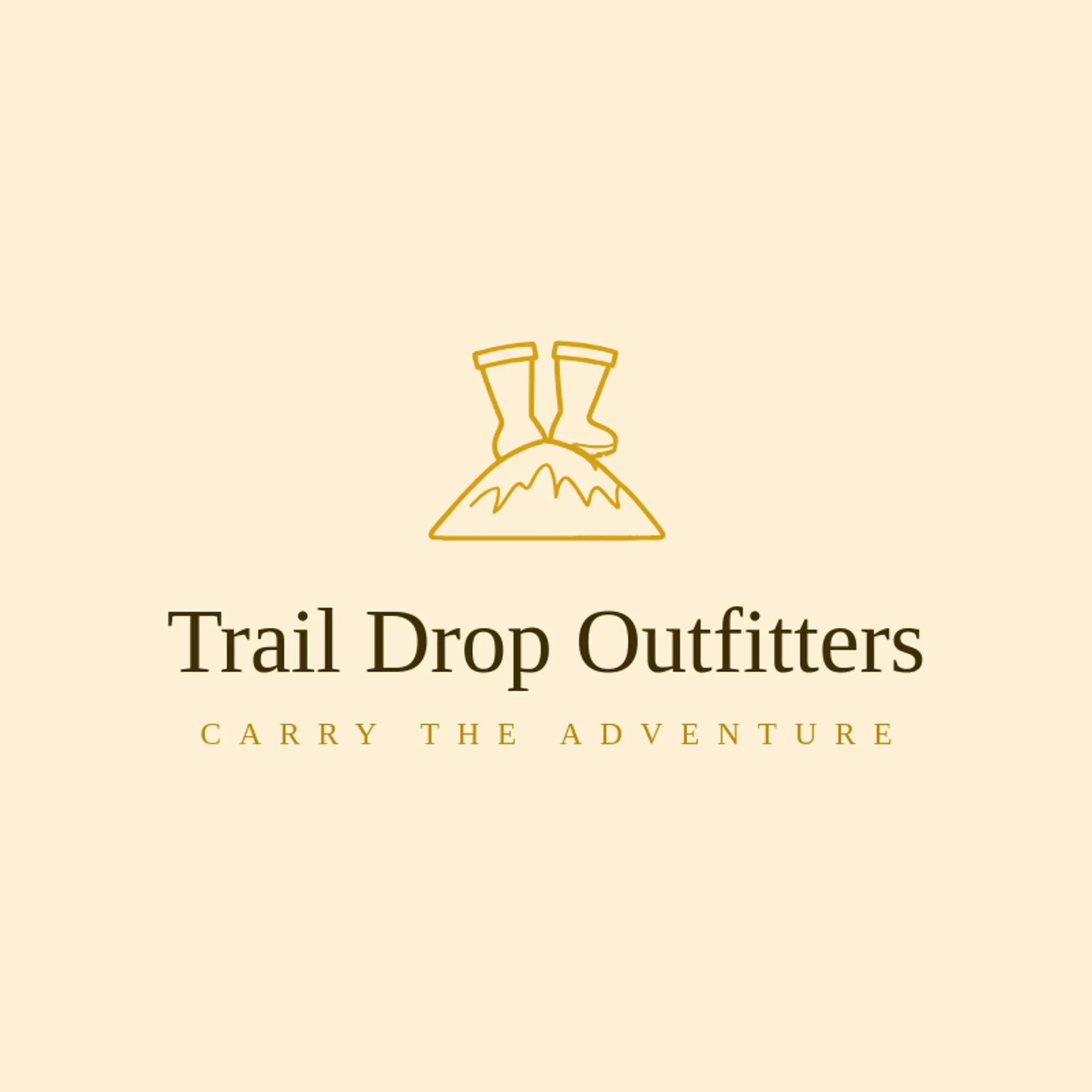 Trail Drop Outfitters logo for rain