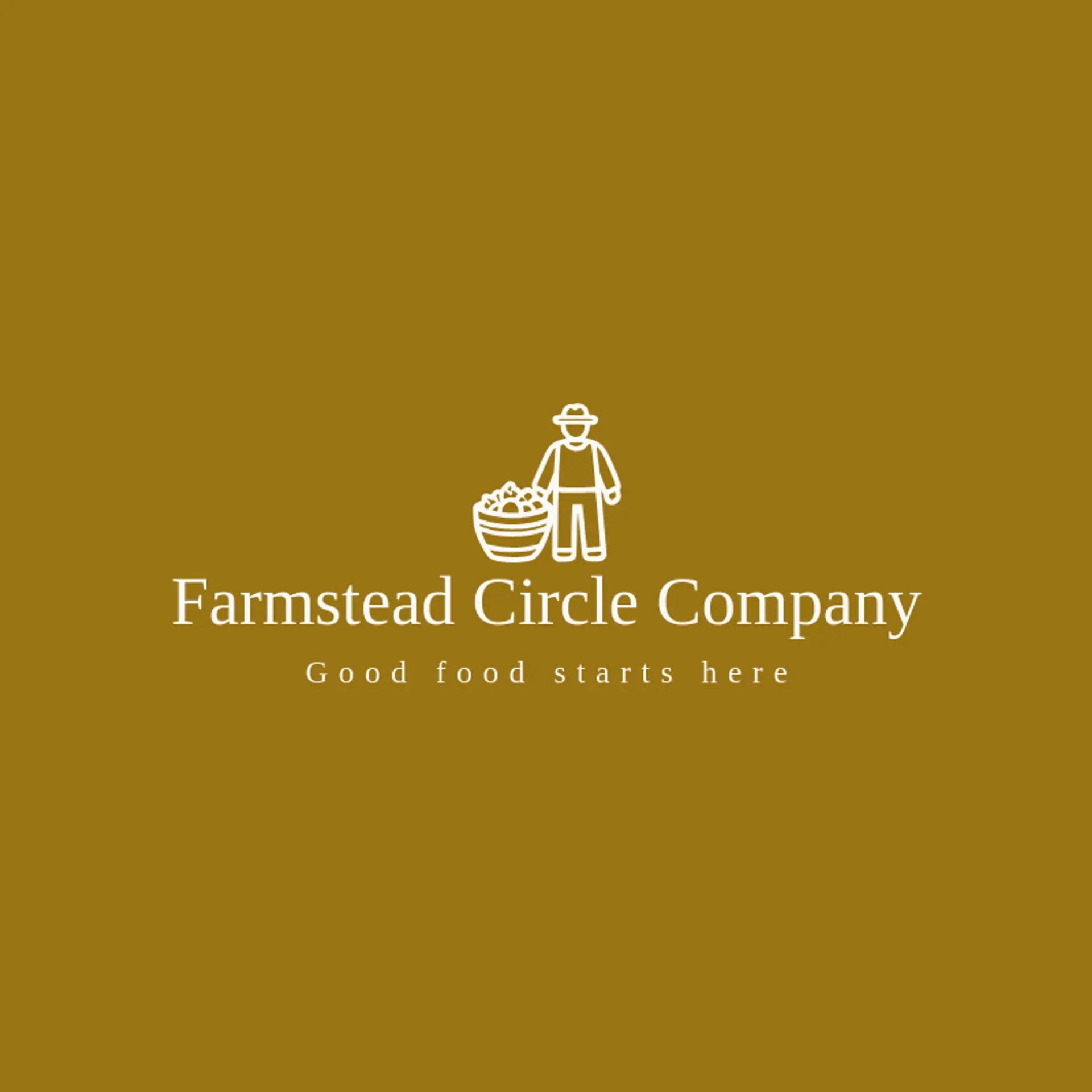 Farmstead Circle Company logo for farmer