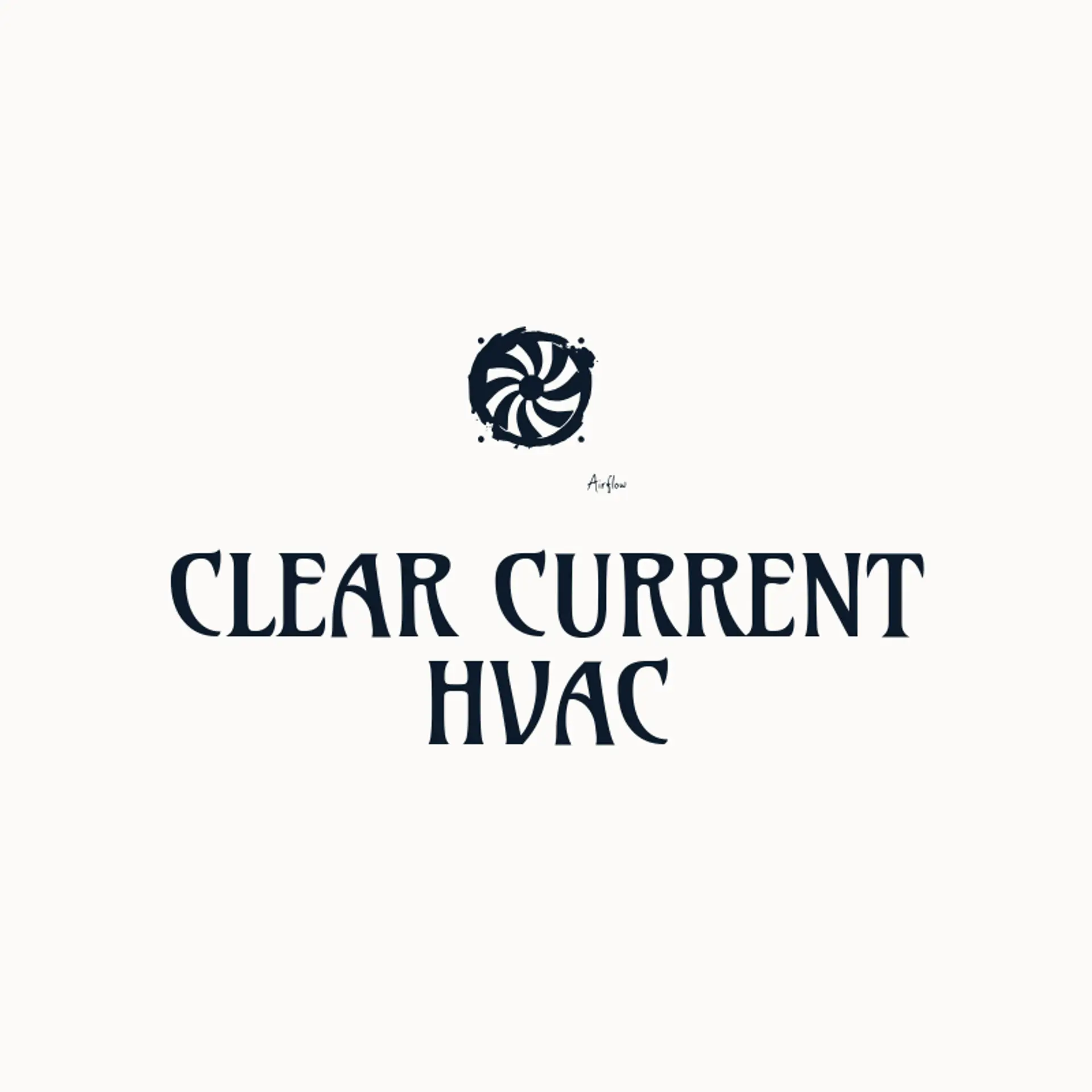 Clear Current HVAC logo for airflow