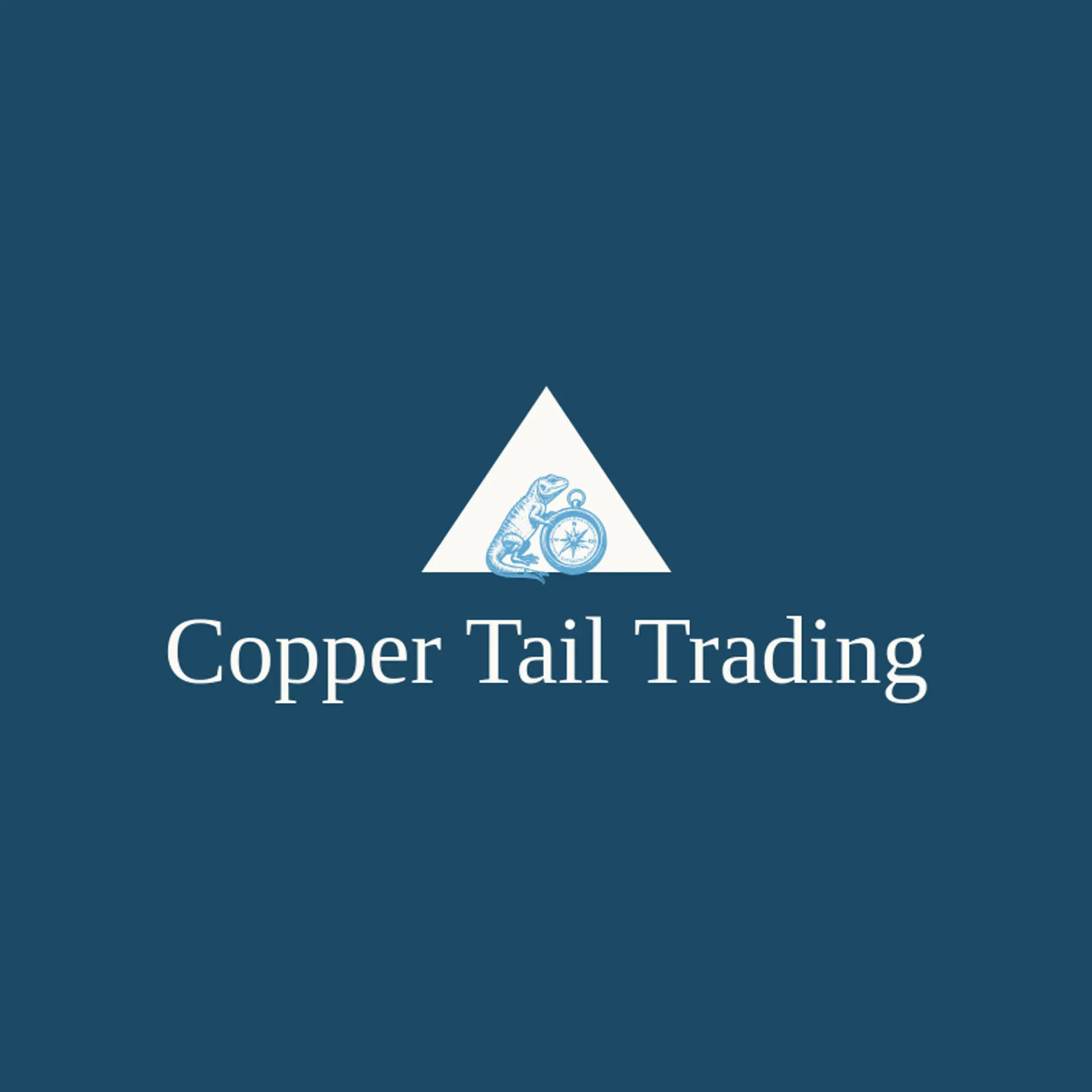 Copper Tail Trading logo for lizard