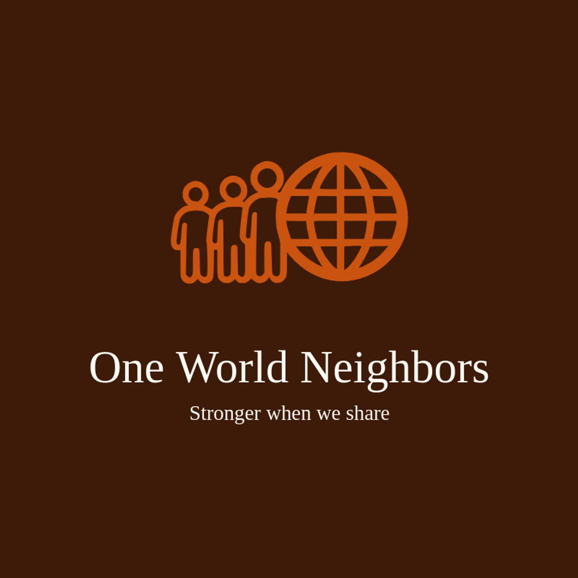 One World Neighbors logo for humanity
