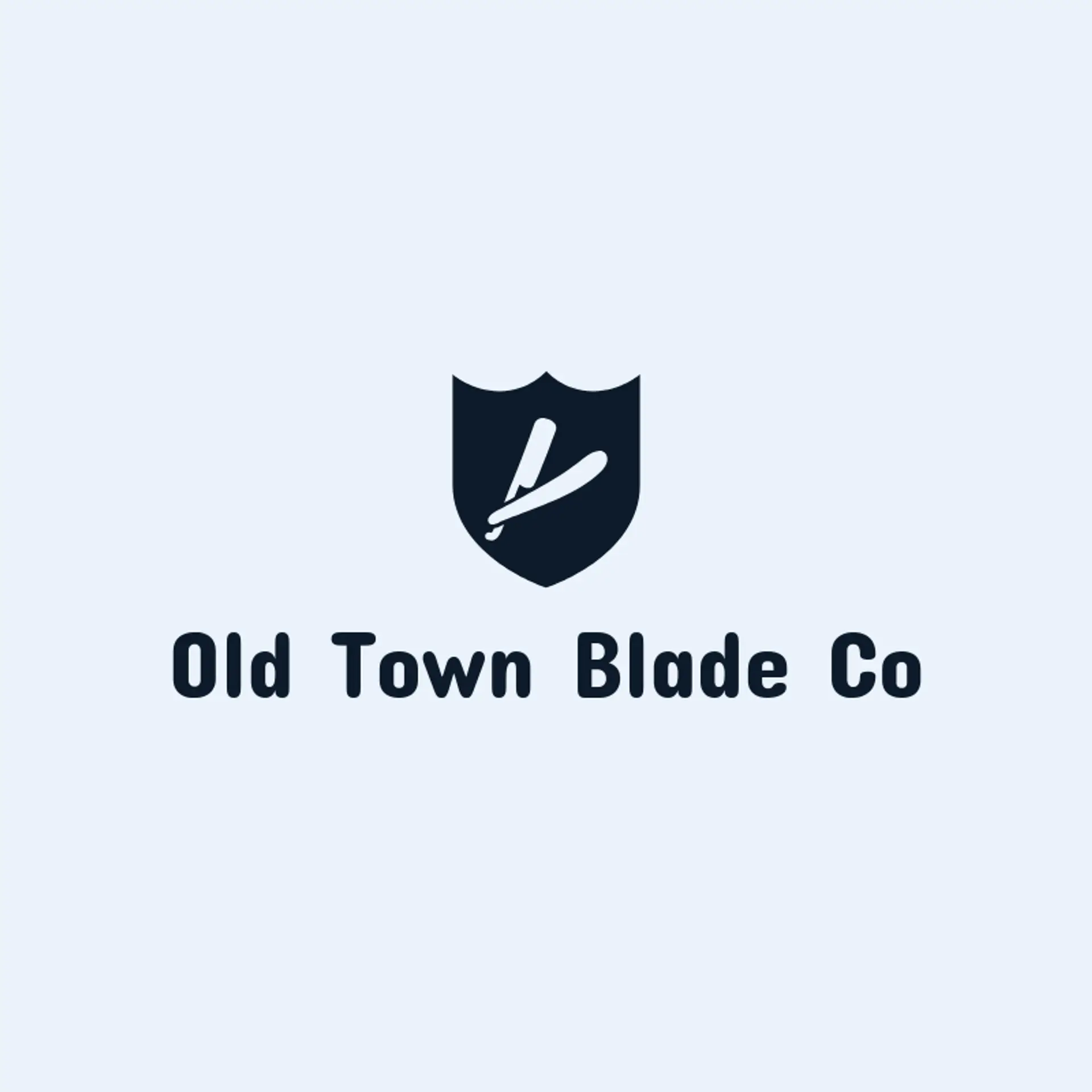Old Town Blade Co logo for razor