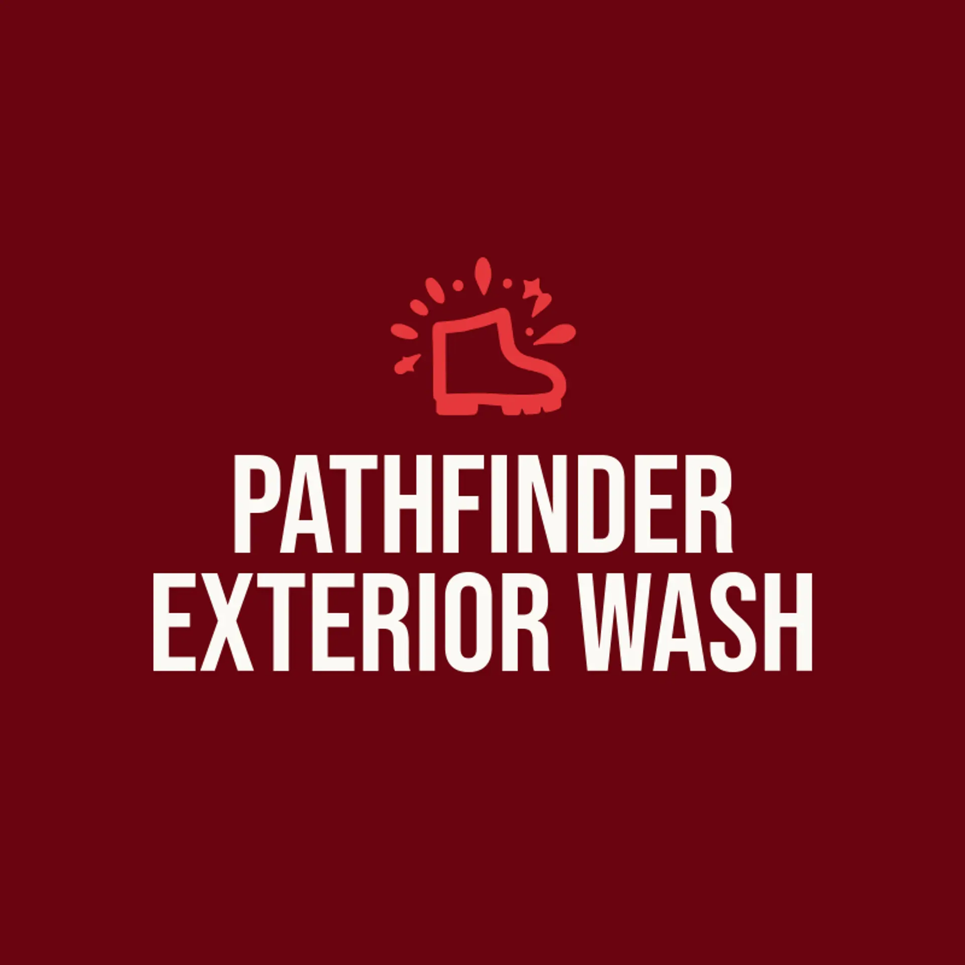 Pathfinder Exterior Wash logo for pressure wash