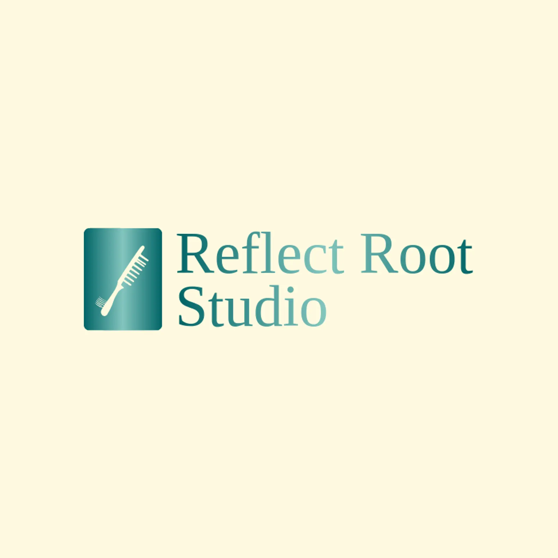 Reflect Root Studio logo for hair
