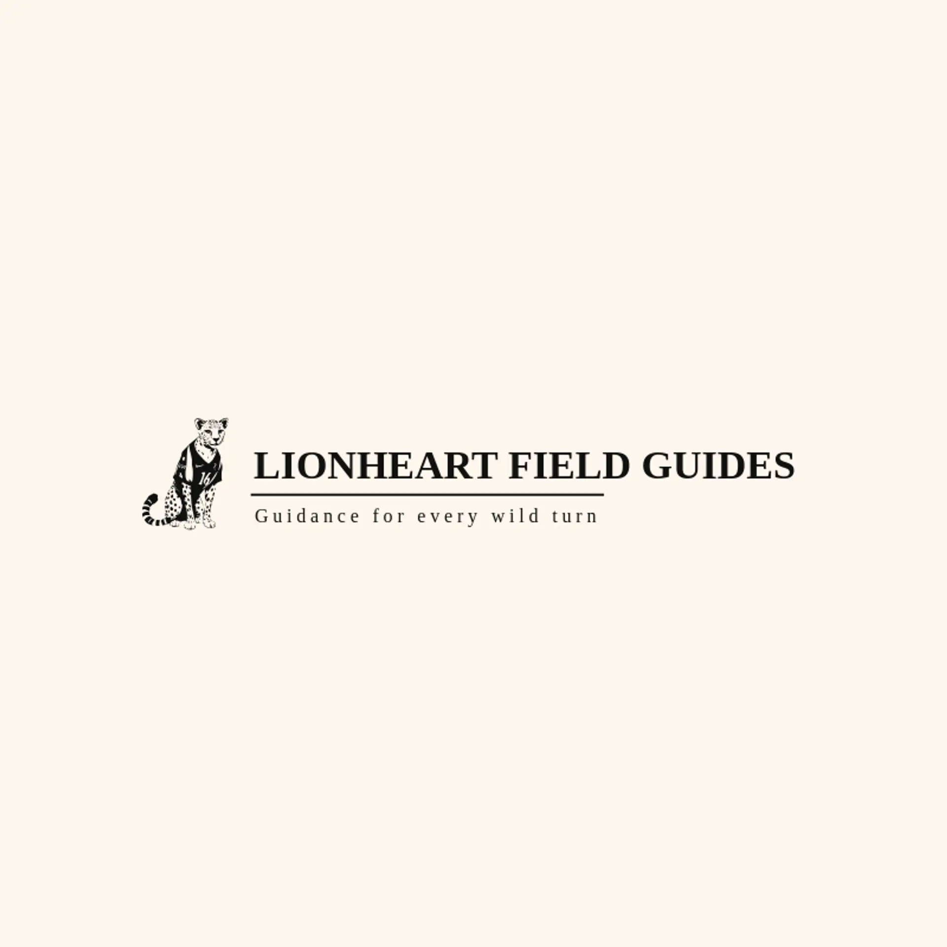 Lionheart Field Guides logo for safari
