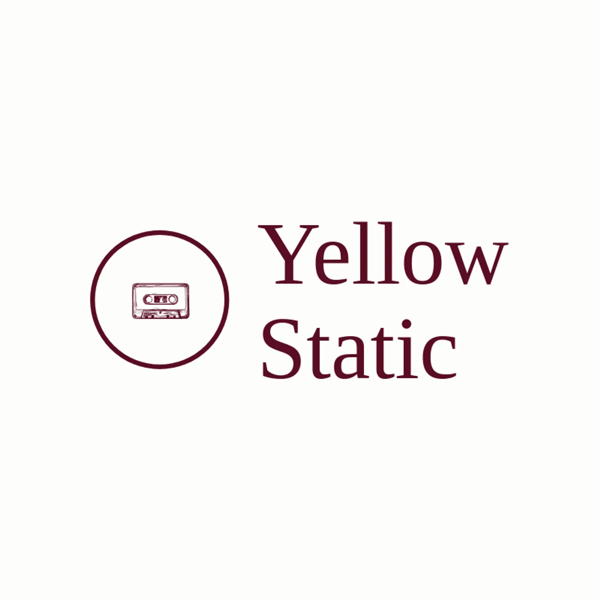 Yellow Static logo for rock music