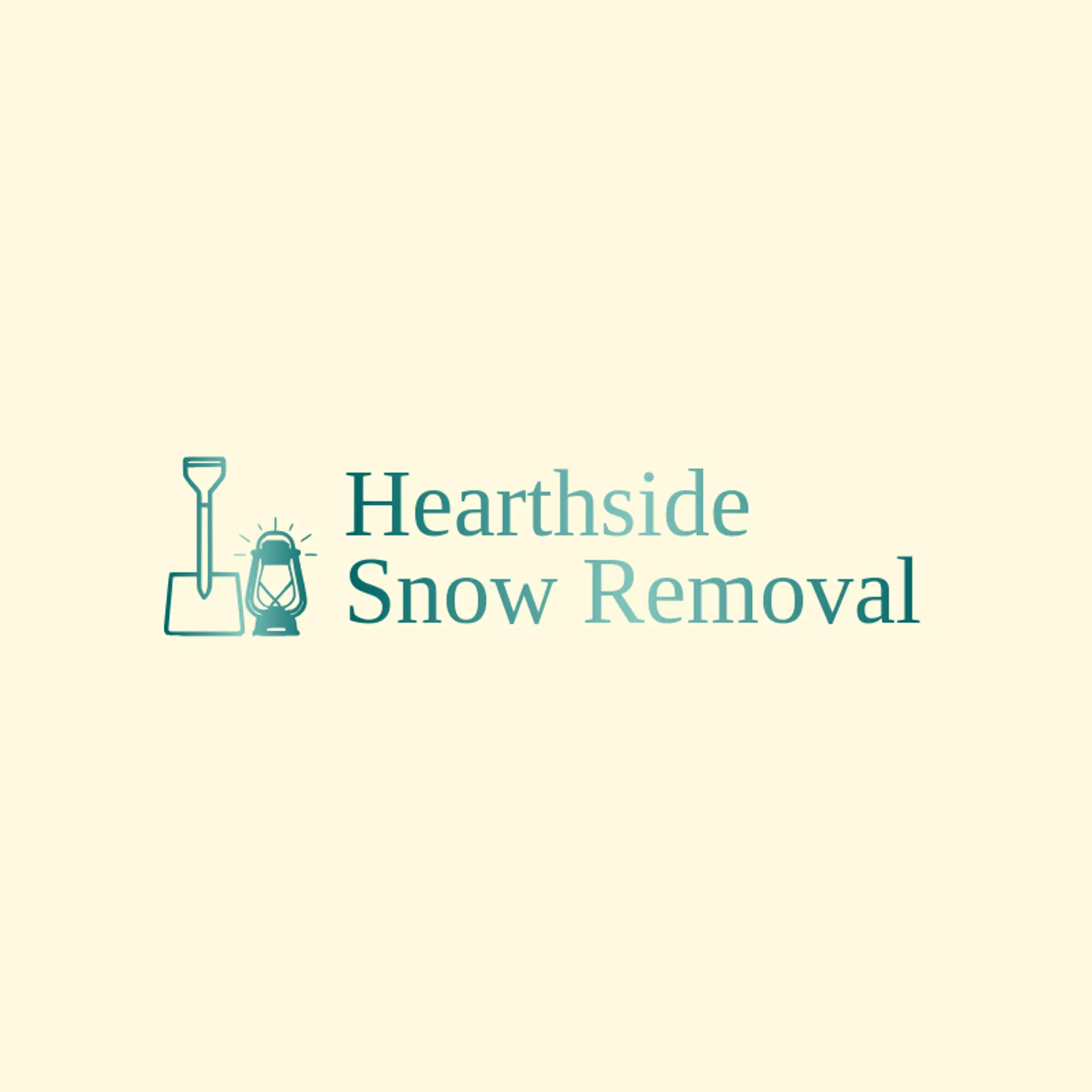 Hearthside Snow Removal logo for snow removal