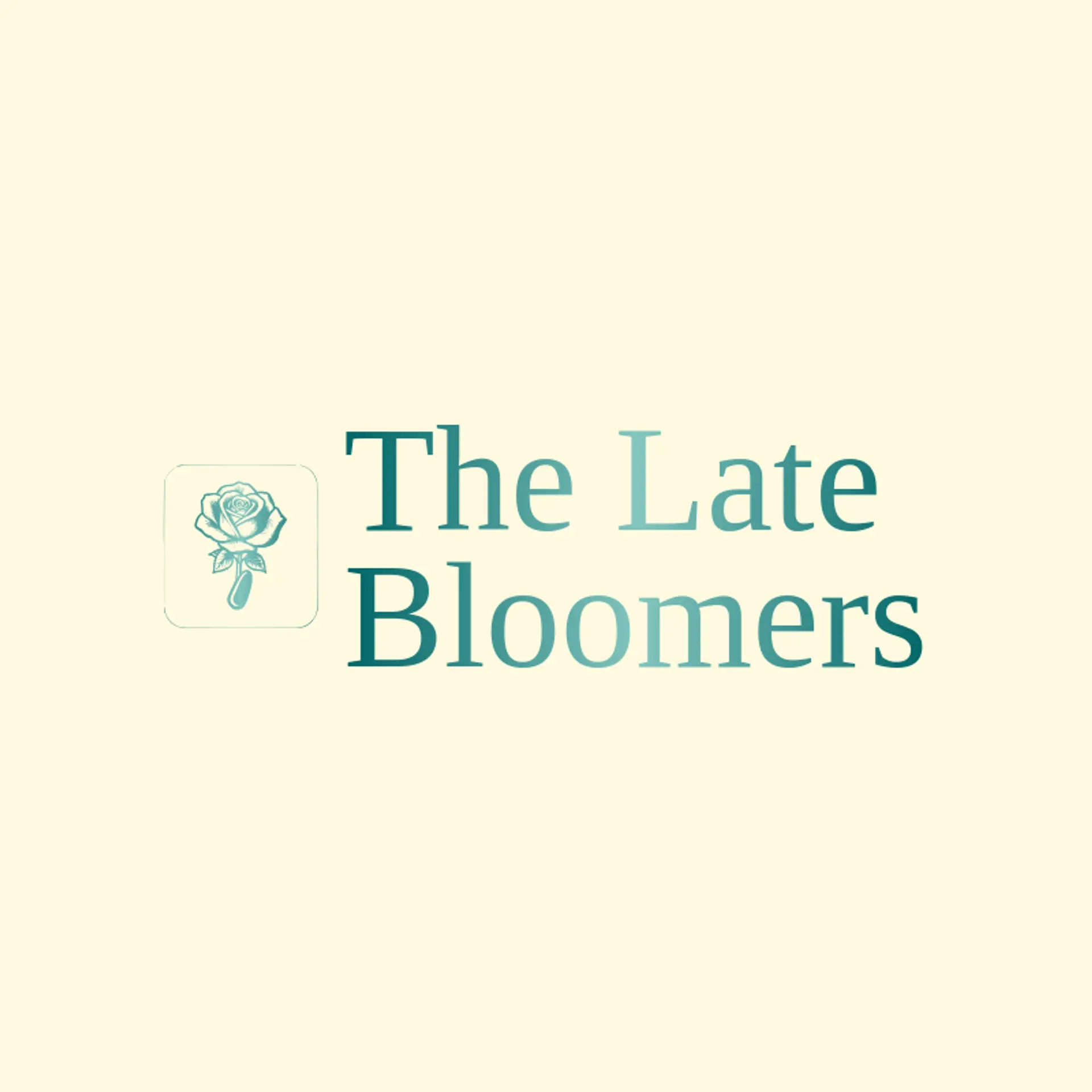 The Late Bloomers logo for rock band