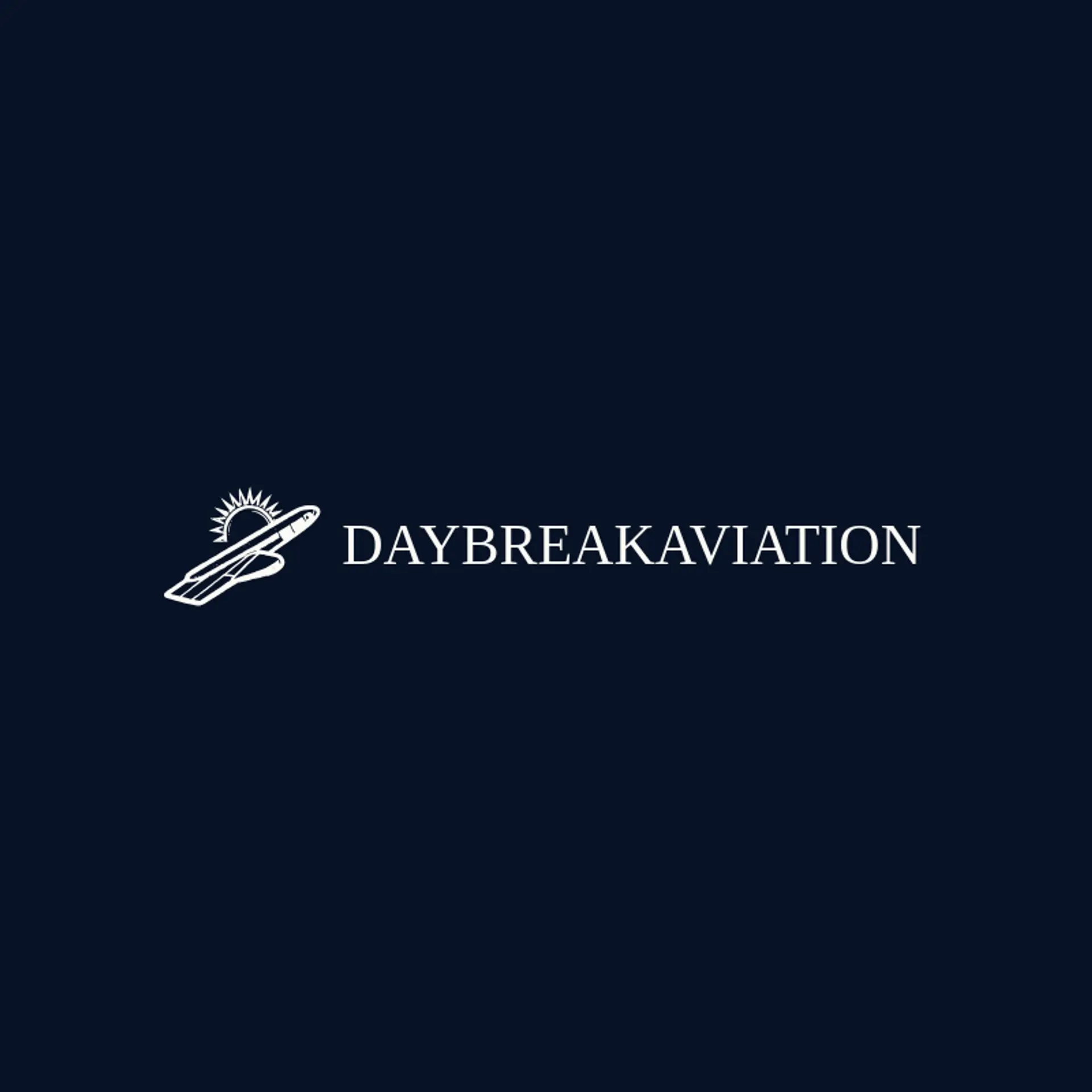 Daybreak Aviation logo for aerospace