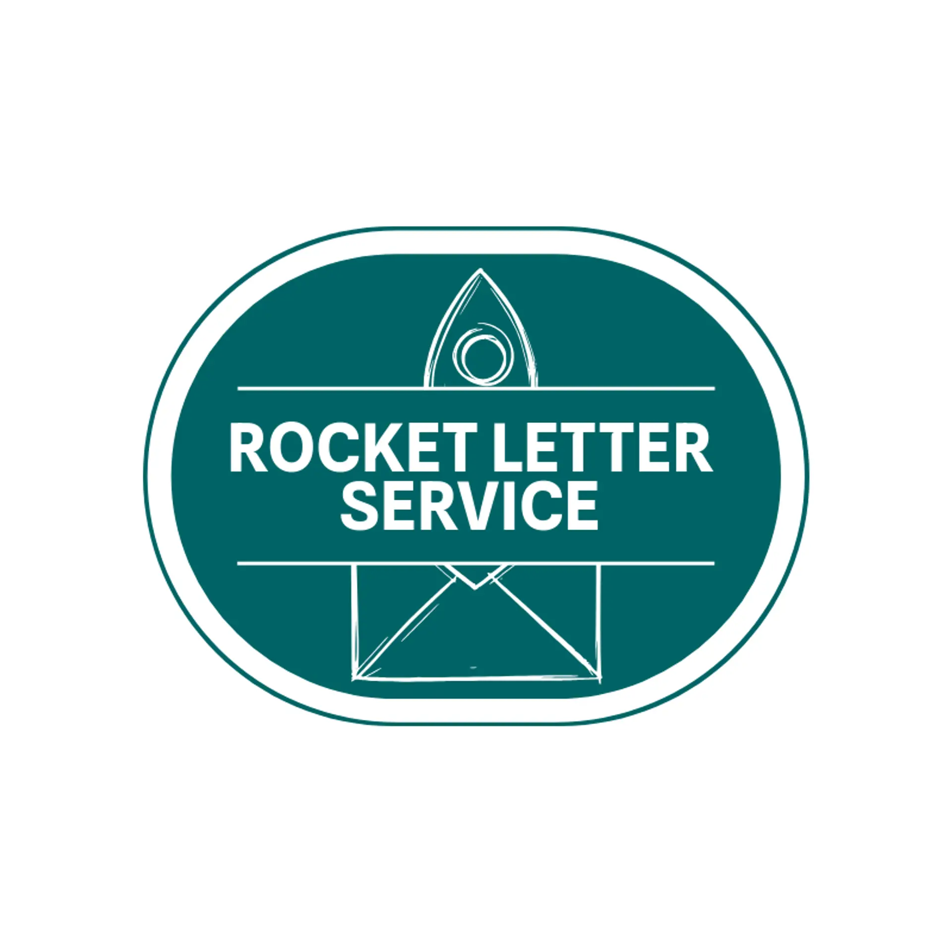 Rocket Letter Service logo for mail