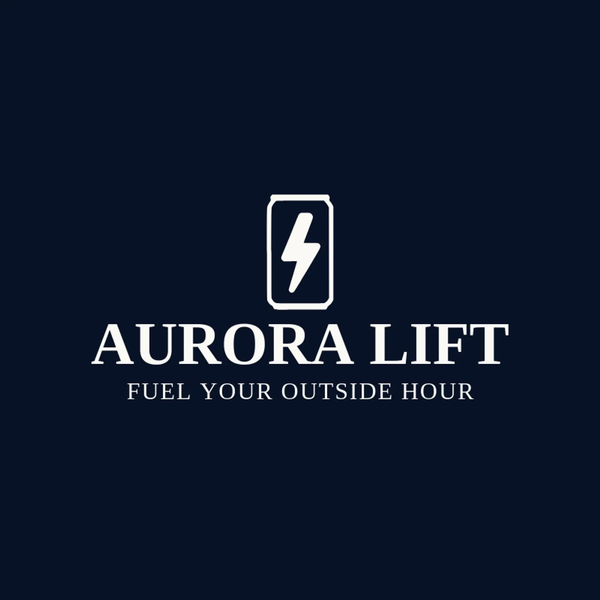 Aurora Lift logo for energy drink
