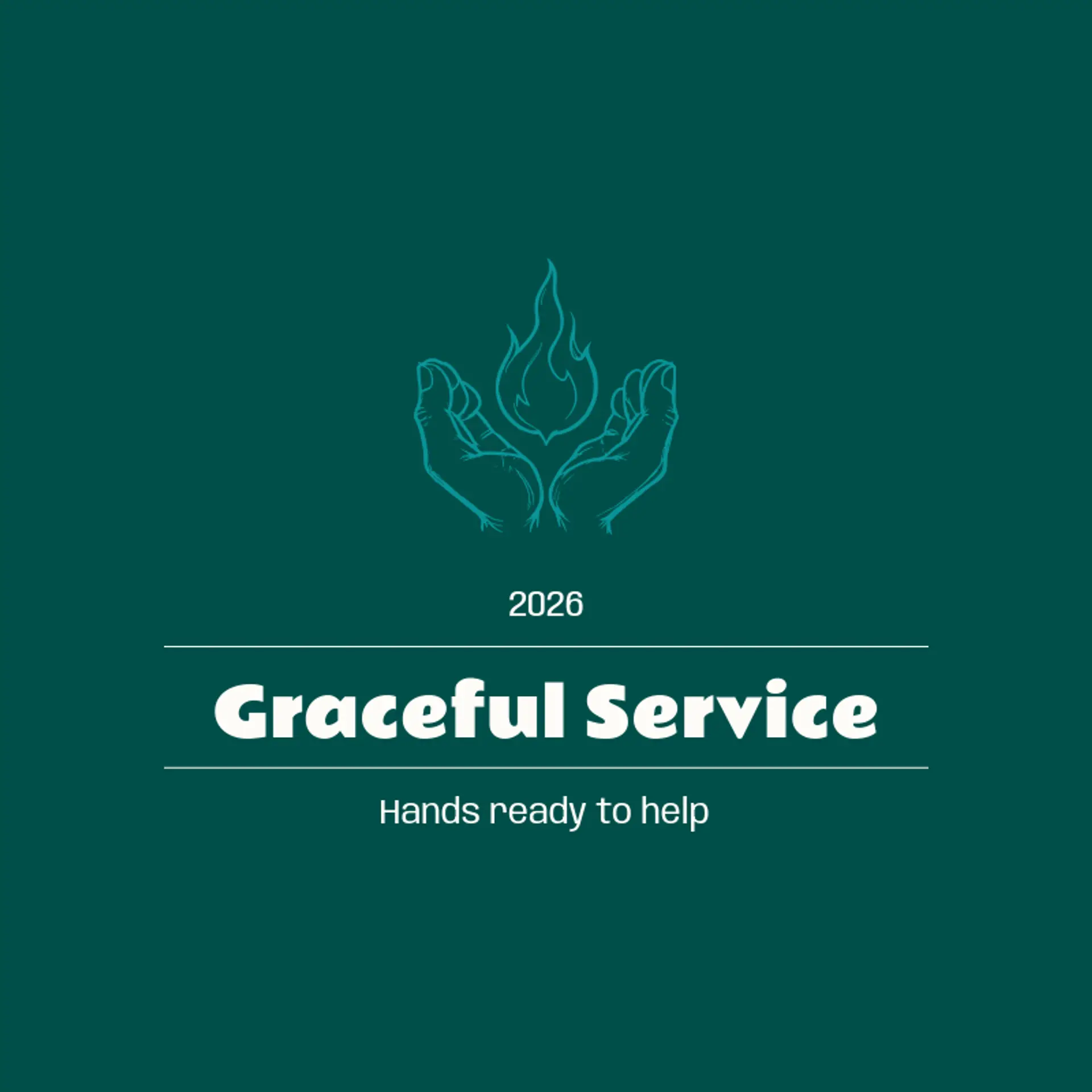 Graceful Service logo for jesus