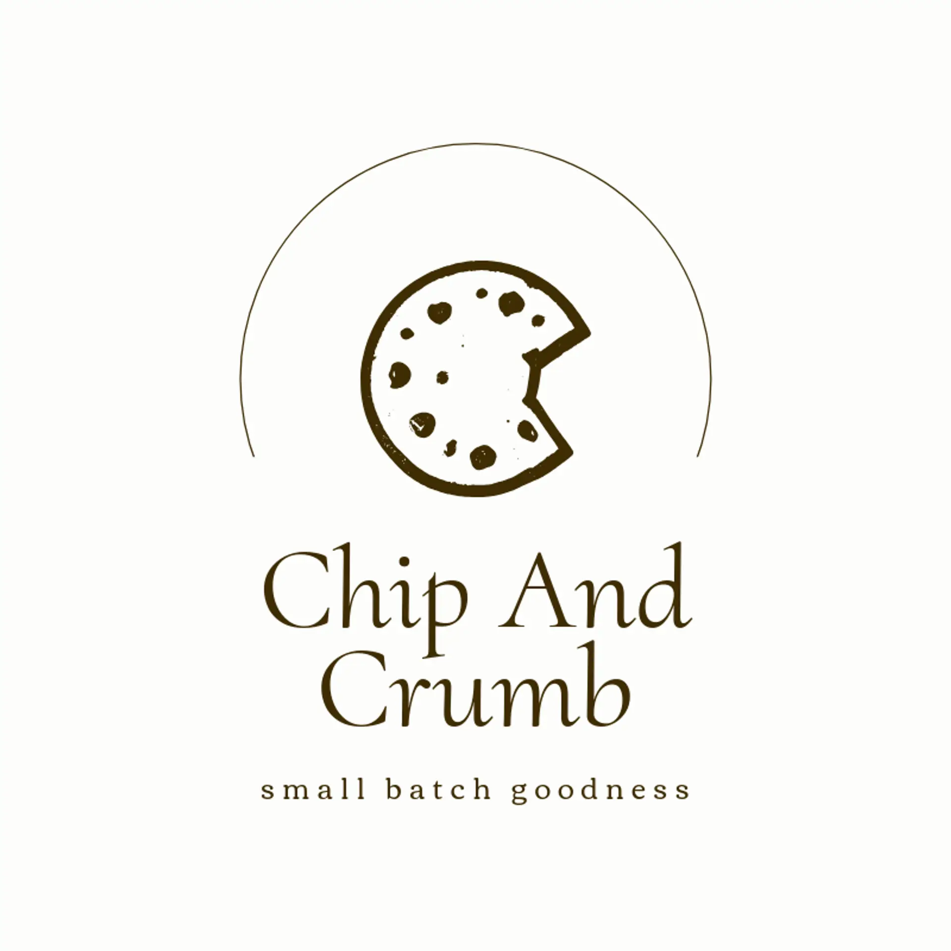 Chip and Crumb logo for cookie