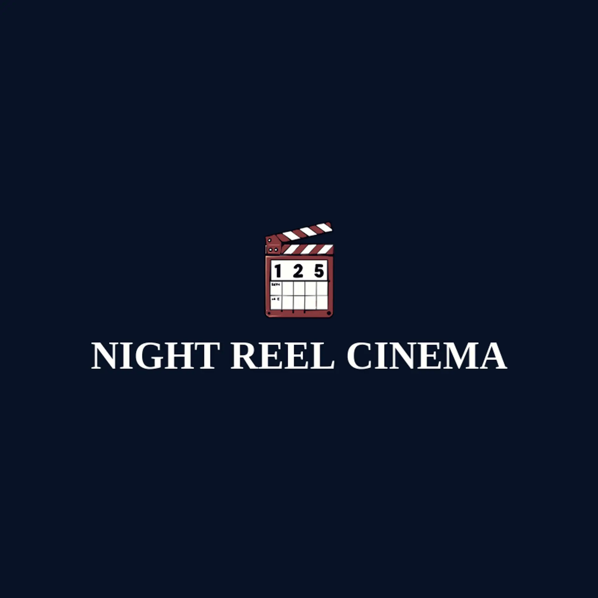 Night Reel Cinema logo for blockbuster