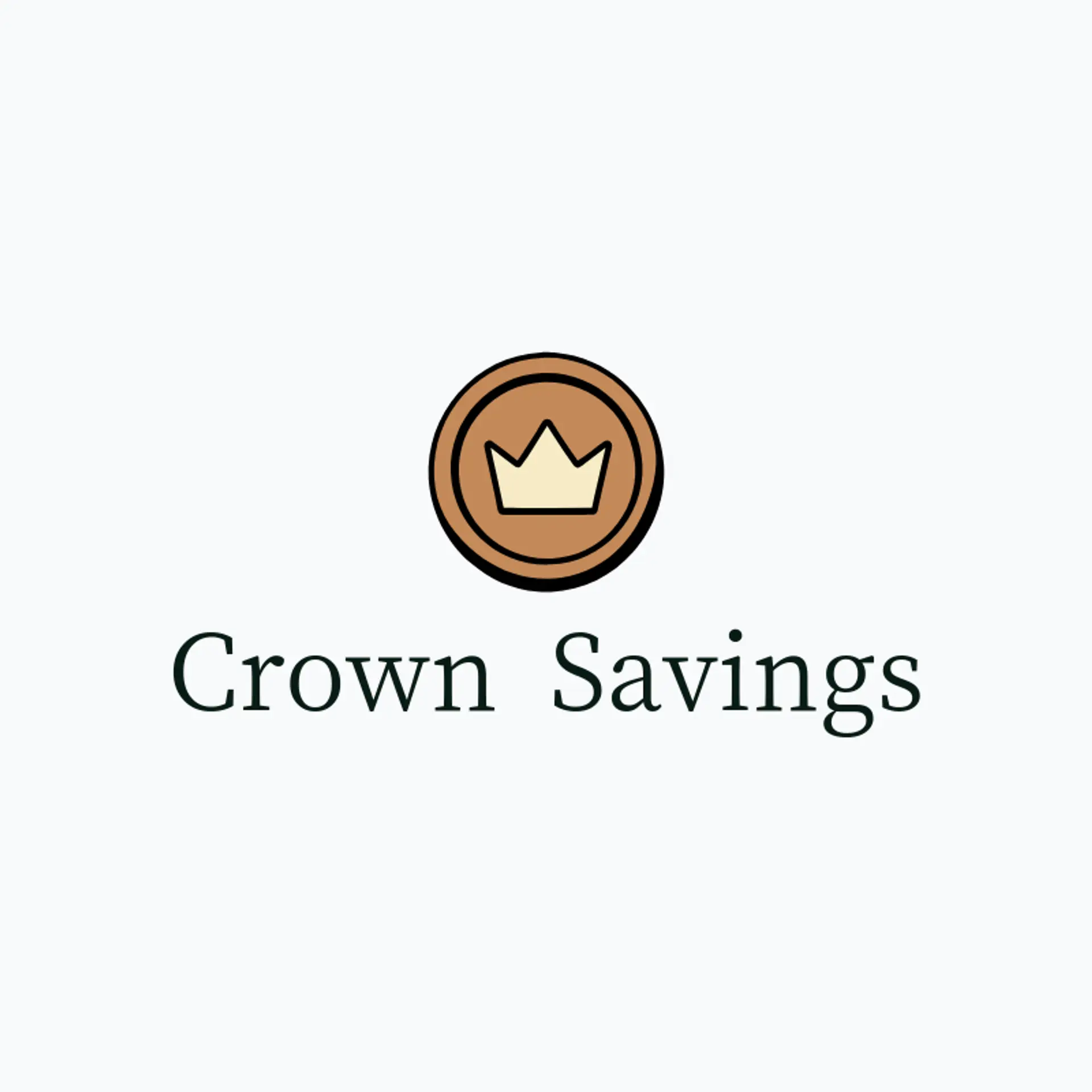 Crown Savings logo for money