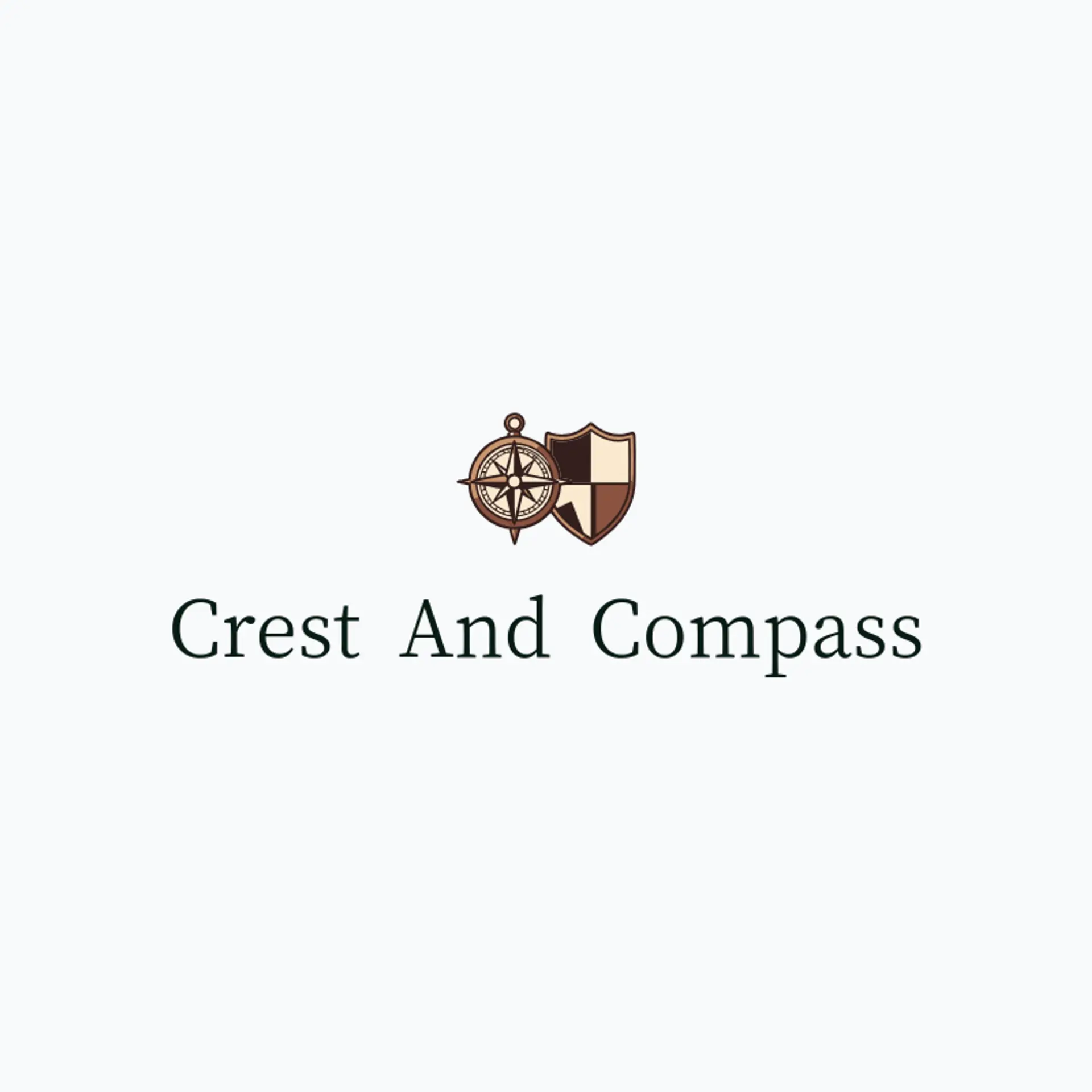 Crest And Compass logo for crest