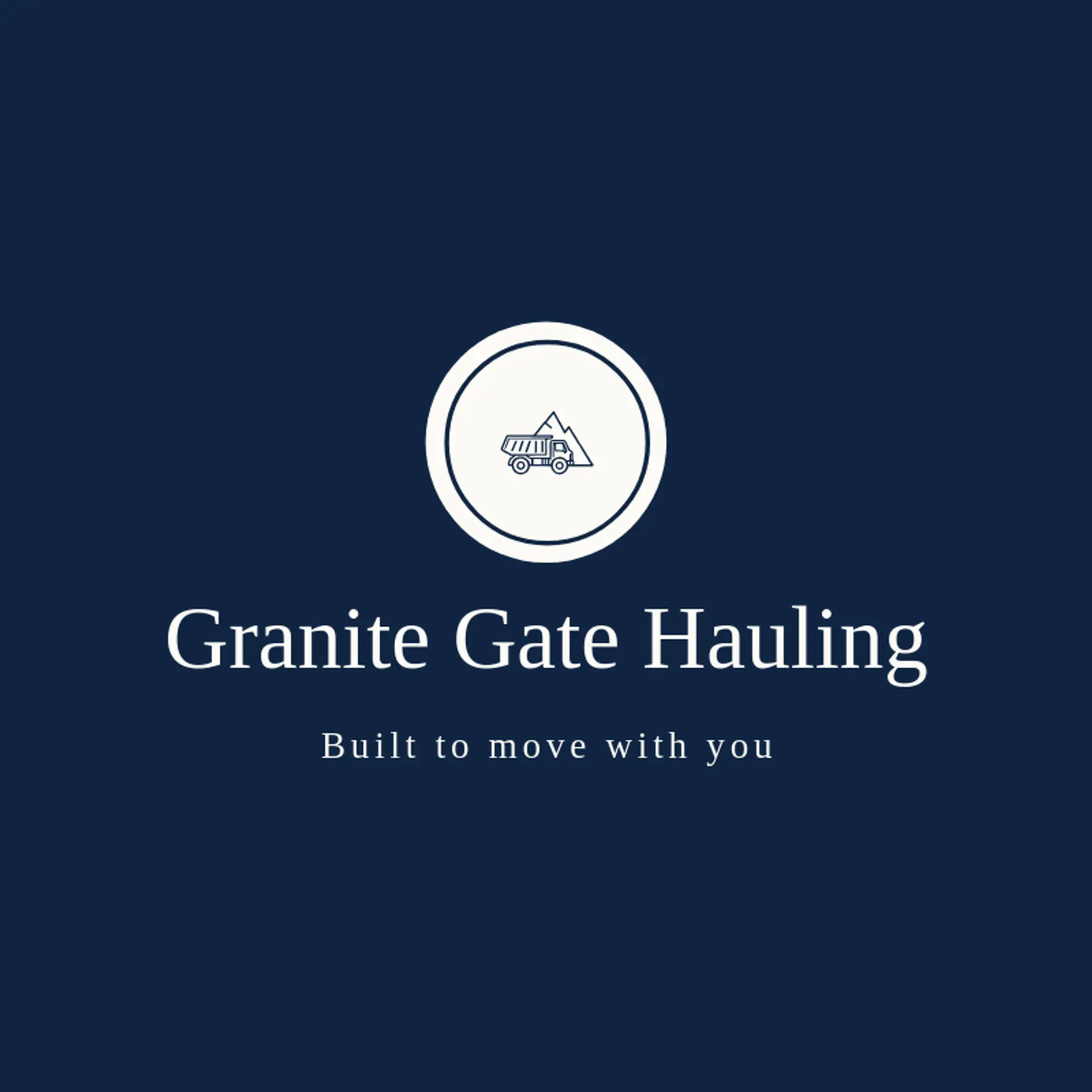 Granite Gate Hauling logo for hauling