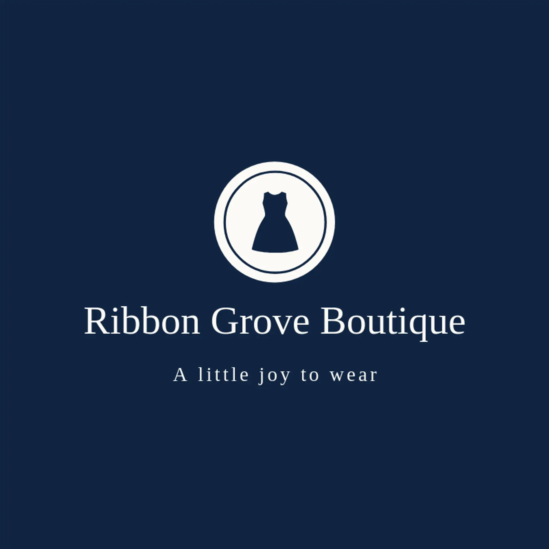 Ribbon Grove Boutique logo for dress