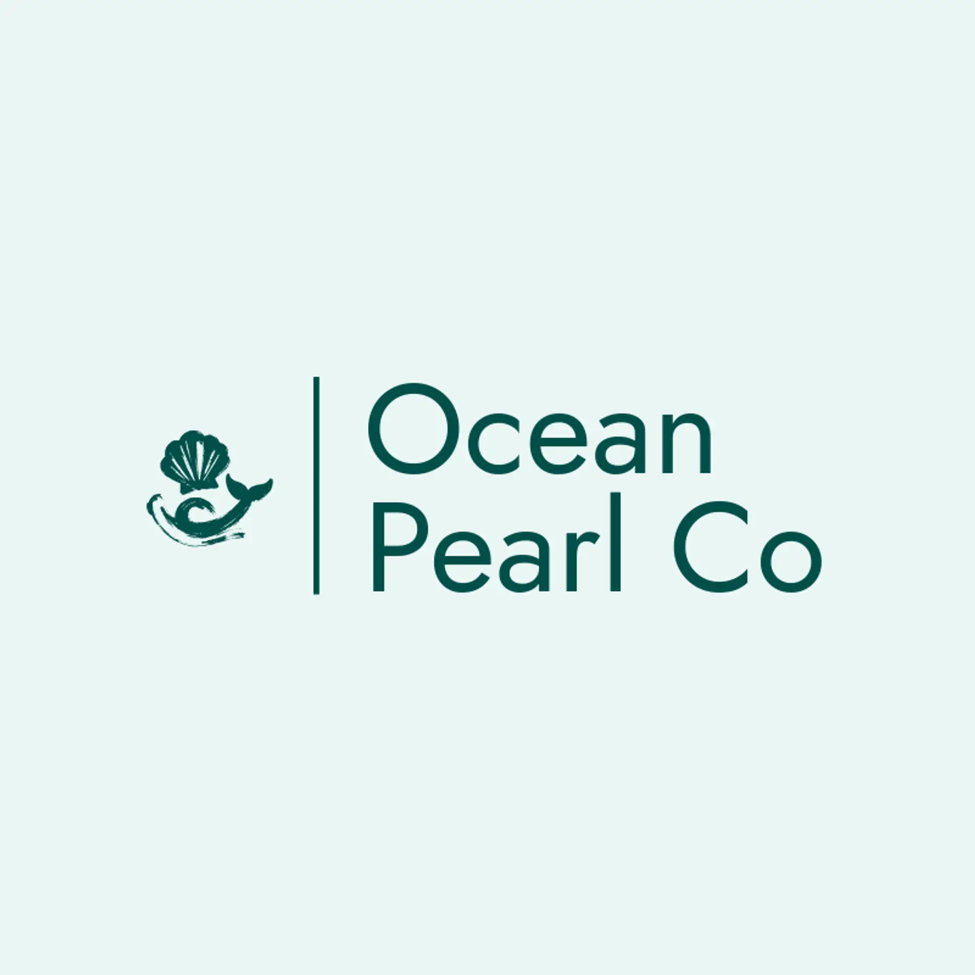 Ocean Pearl Co logo for wave