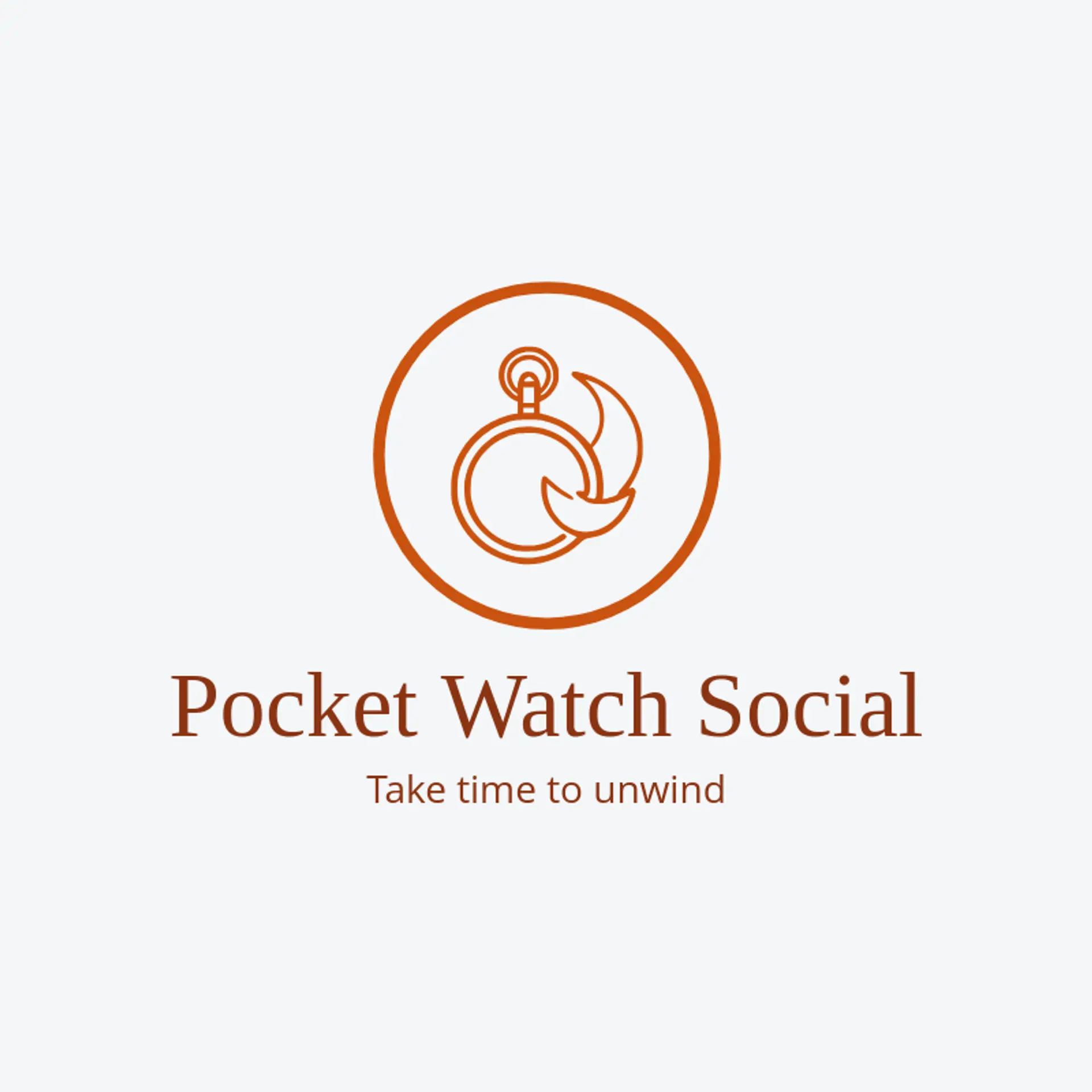 Pocket Watch Social logo for speakeasy