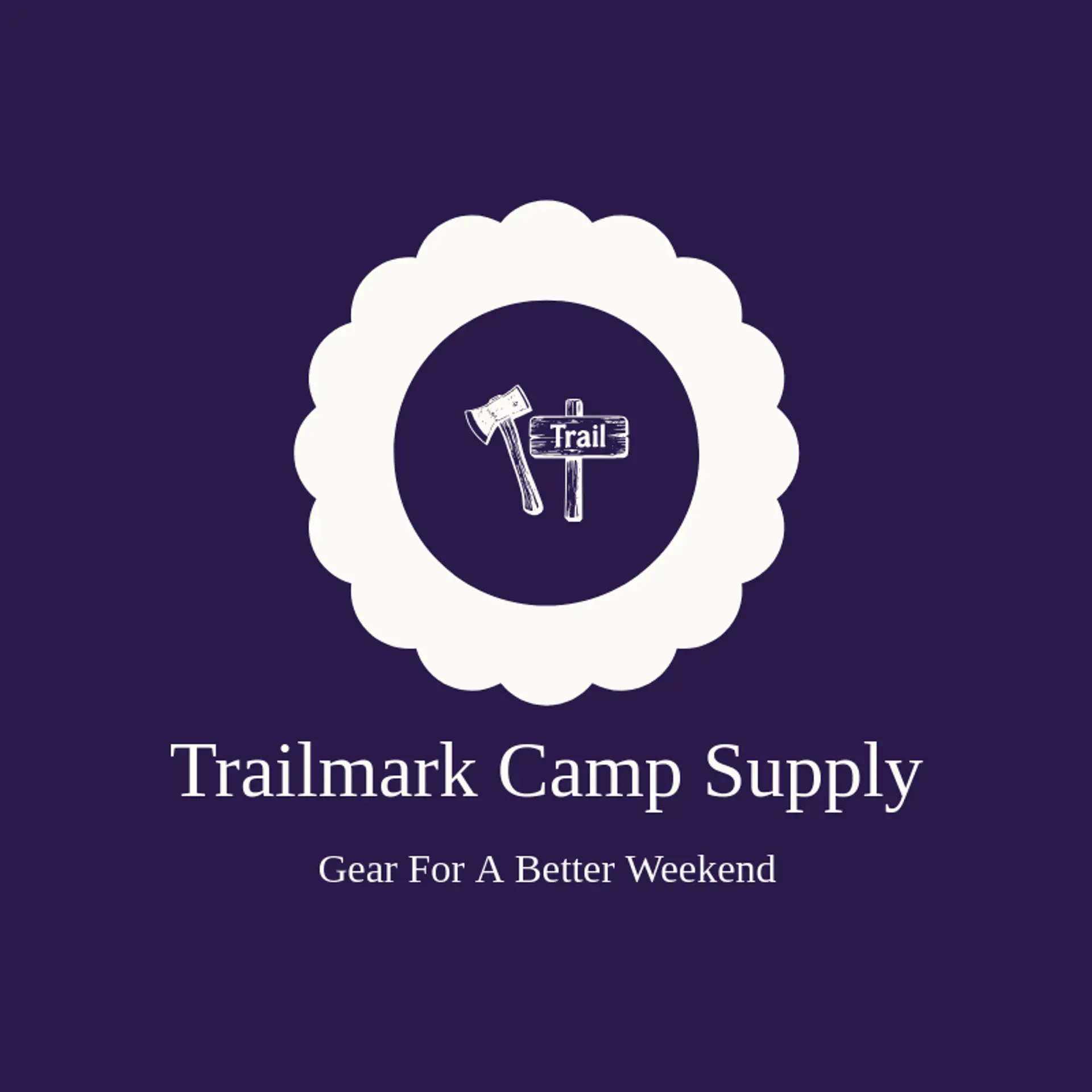 Trailmark Camp Supply logo for tomahawk