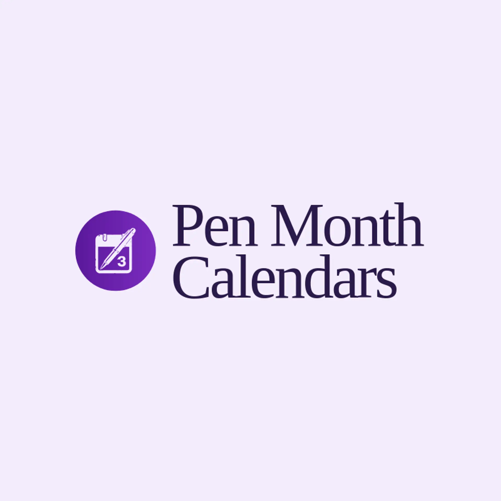 Pen Month Calendars logo for calendar