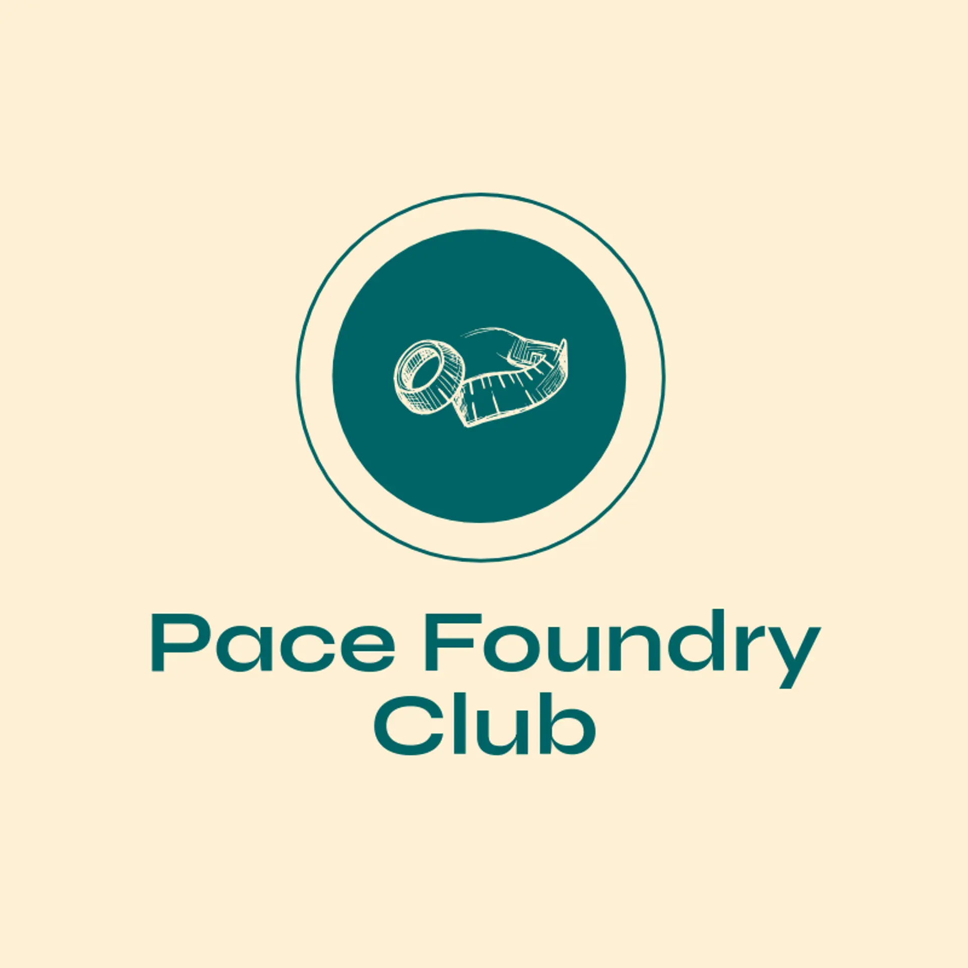 Pace Foundry Club logo for track and field