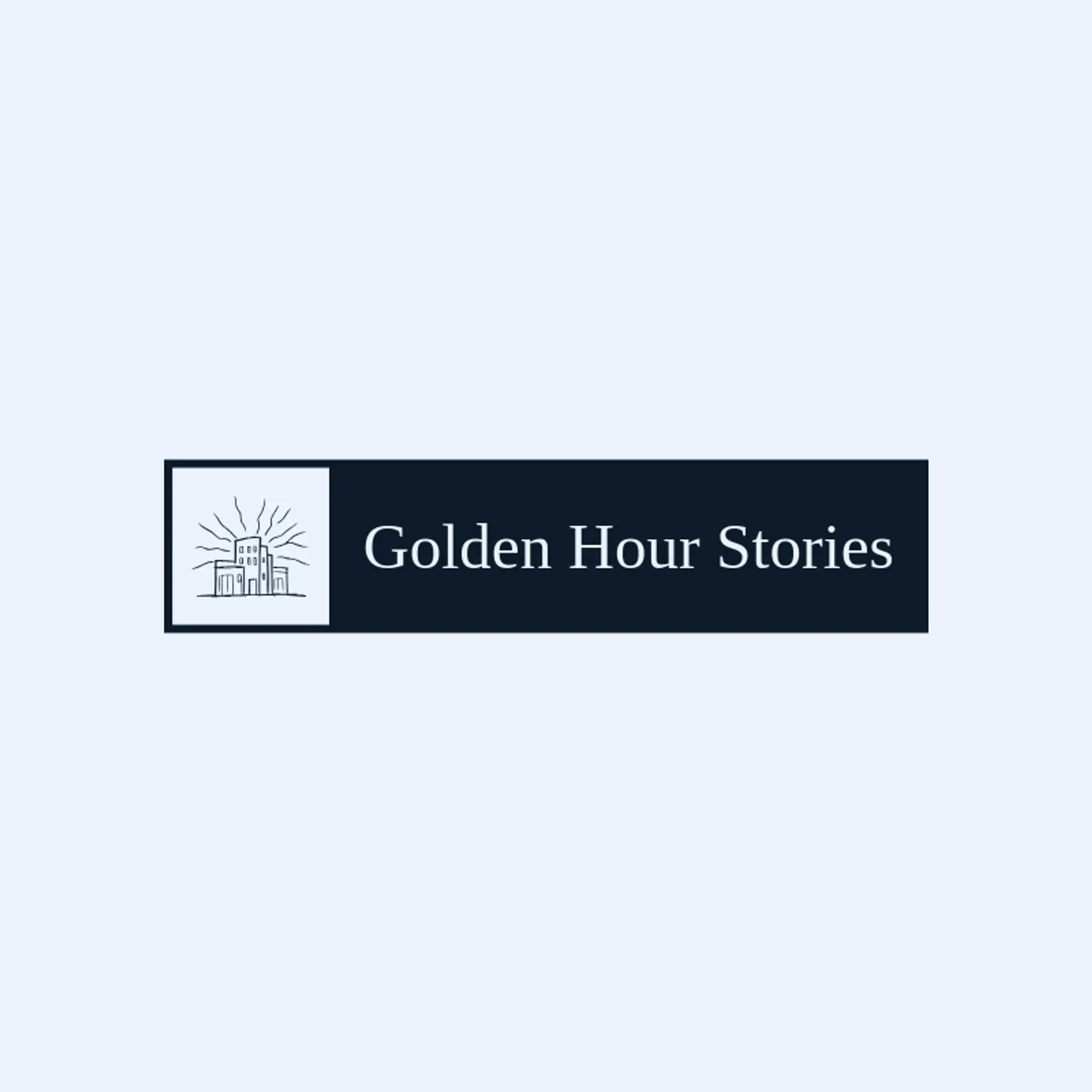 Golden Hour Stories logo for movie studio