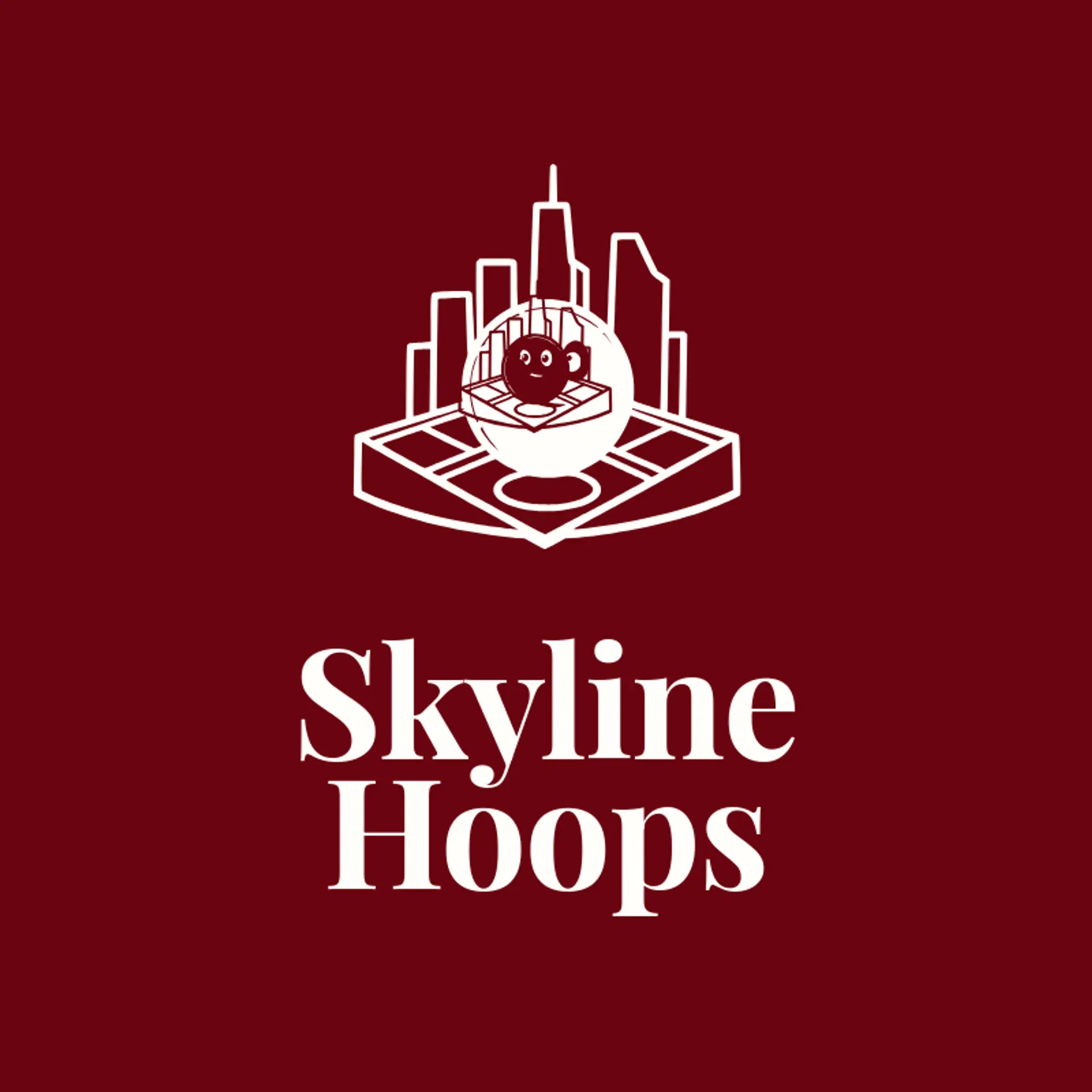 Skyline Hoops logo for court