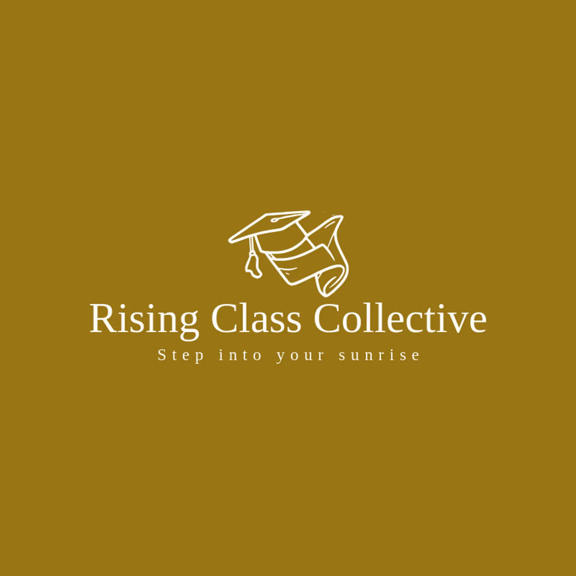 Rising Class Collective logo for graduation